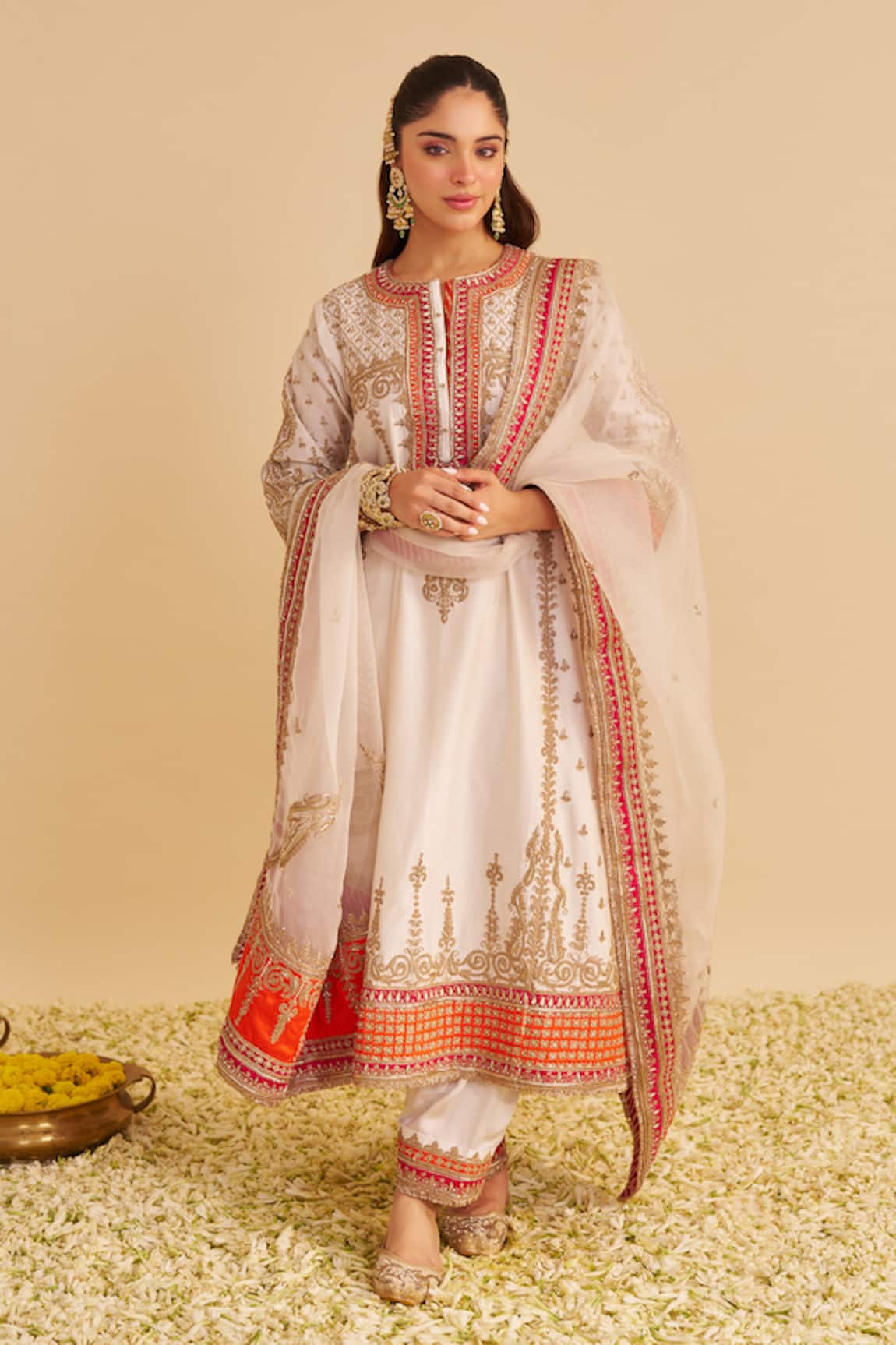 Sheetal Batra Nargis Embroidered Chauga Kurta Salwar Set