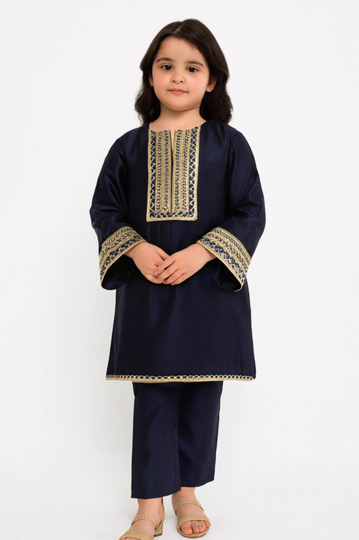 Tiny Pants Embroidered Kurta & Pyjama Set