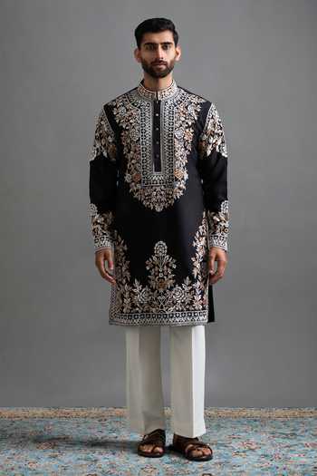 Gargee Designers Viraasat Embroidered Kurta Pant Set 
