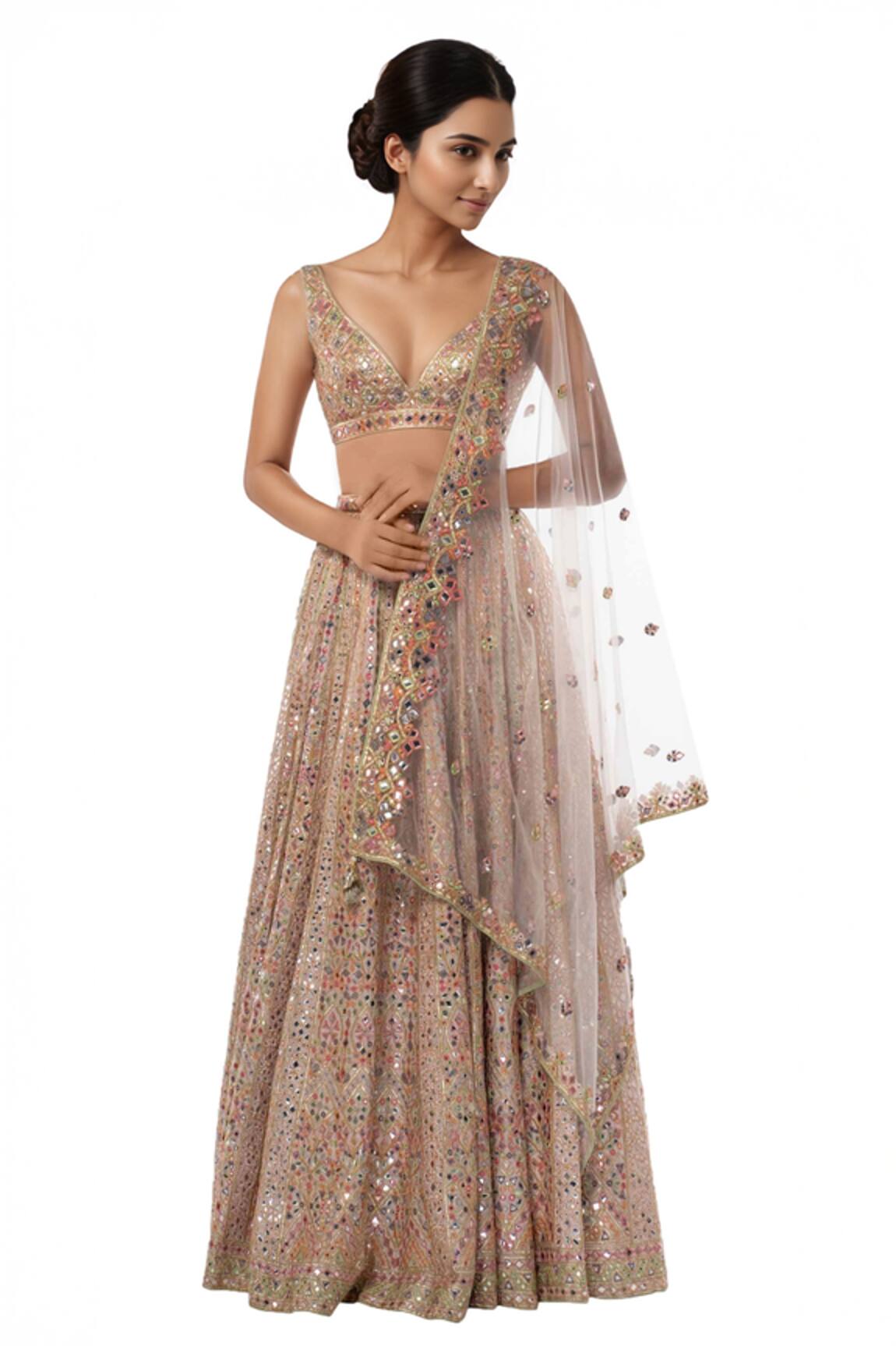 Tamanna Punjabi Kapoor Embroidered Bridal Lehenga Set