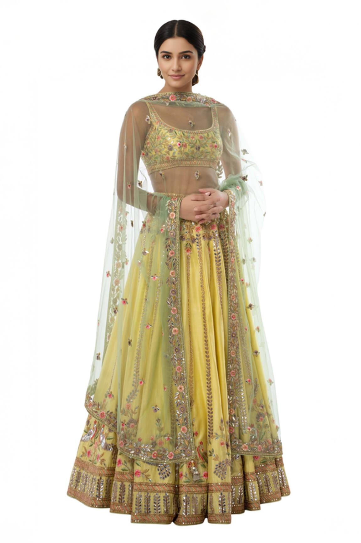 Tamanna Punjabi Kapoor Chanderi Bridal Lehenga Set