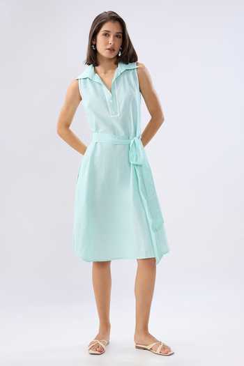 Raw & Rustic By Niti Bothra Collared Sleeveless Dress