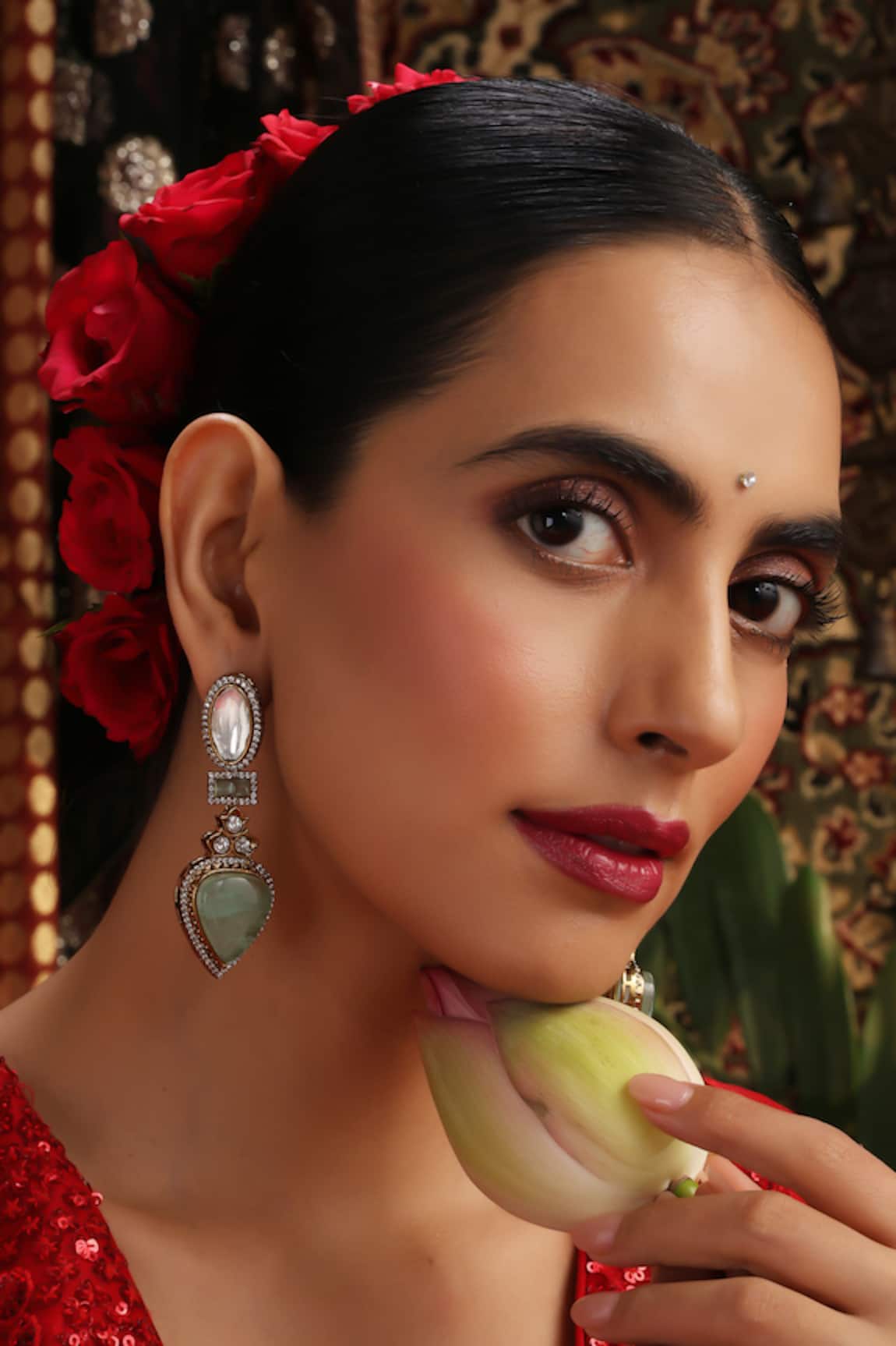 Swabhimann Kundan Embellished Earrings 