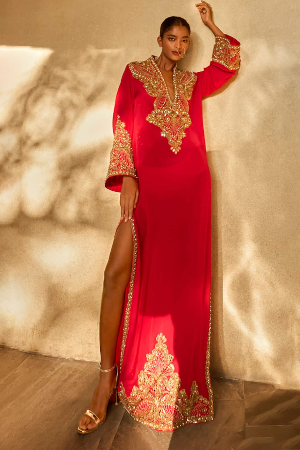 Tamanna Punjabi Kapoor Embroidered Kaftan  