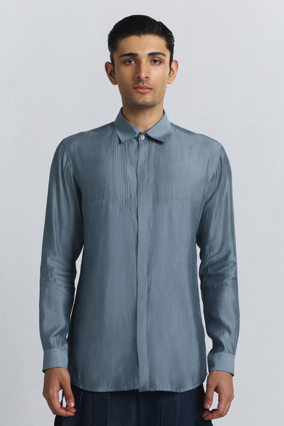 Line Out Line Essentialist Pintuck Shirt