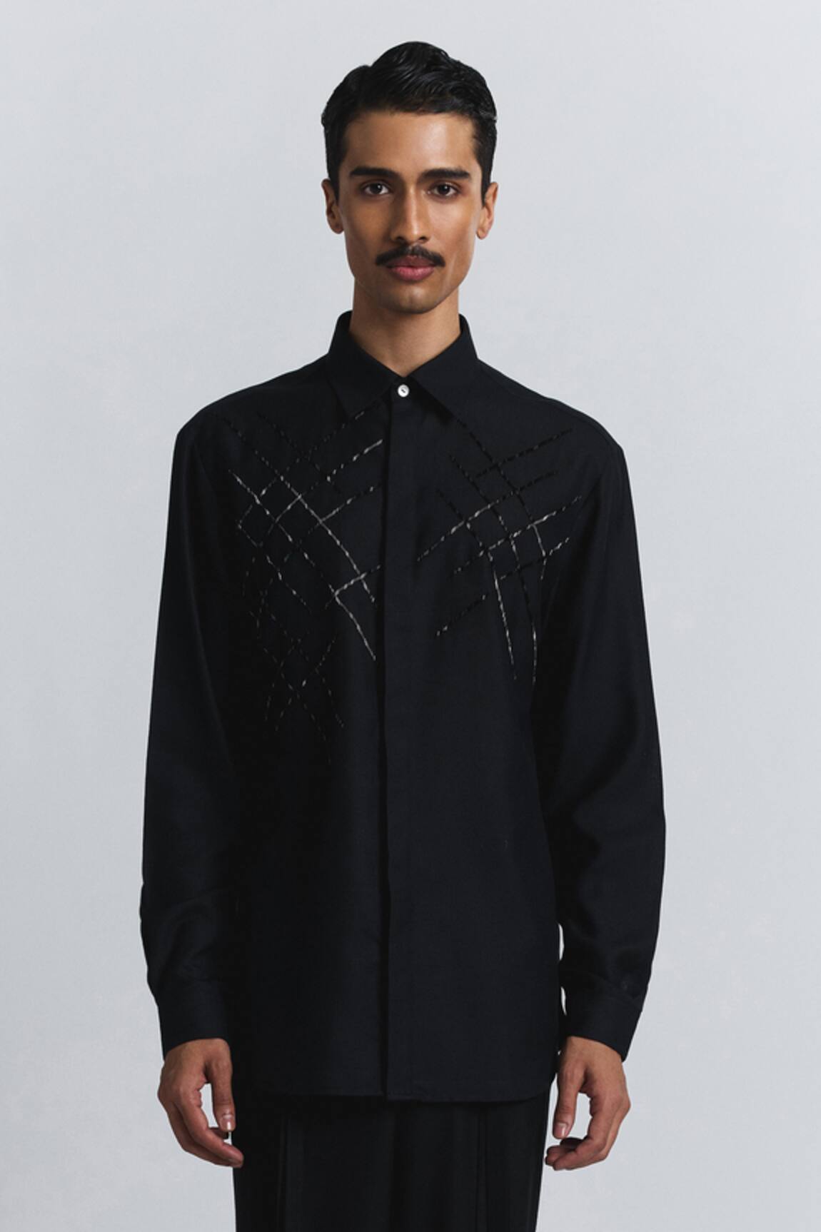 Line Out Line Lunar Grid Shirt