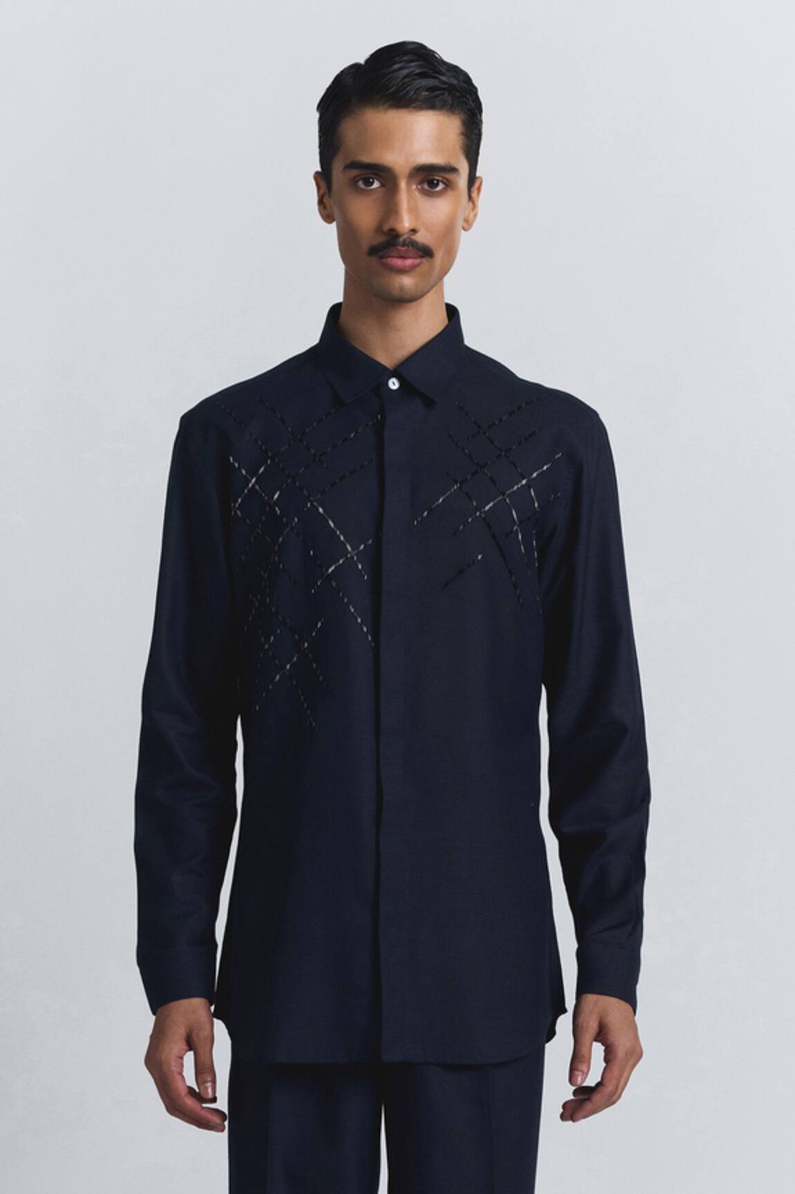 Line Out Line Lunar Grid Shirt