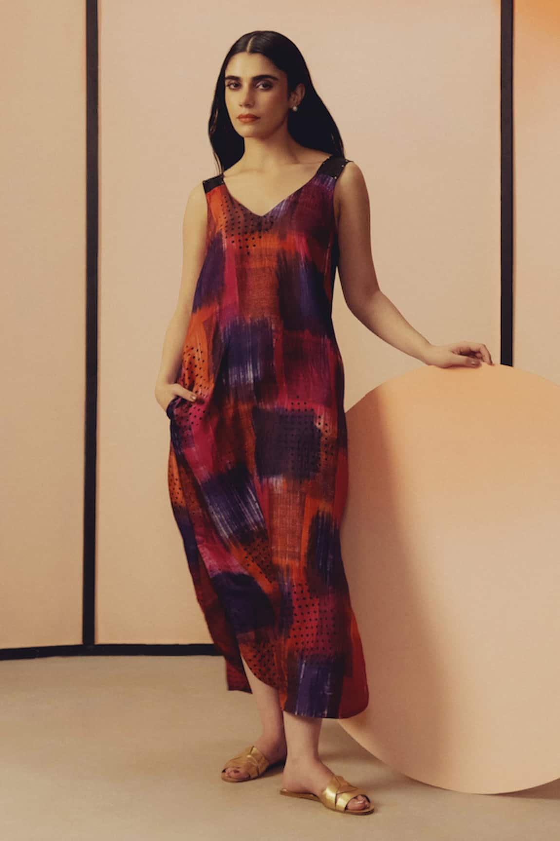 Kavya Singh Kundu Frankie Hand Embroidered Dress