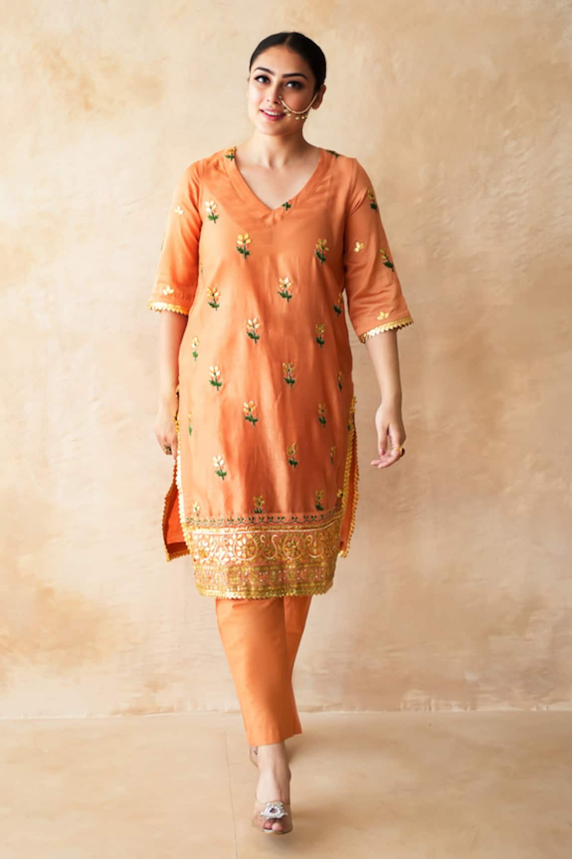 Gulabo Jaipur Jamila Embroidered Kurta & Pant Set