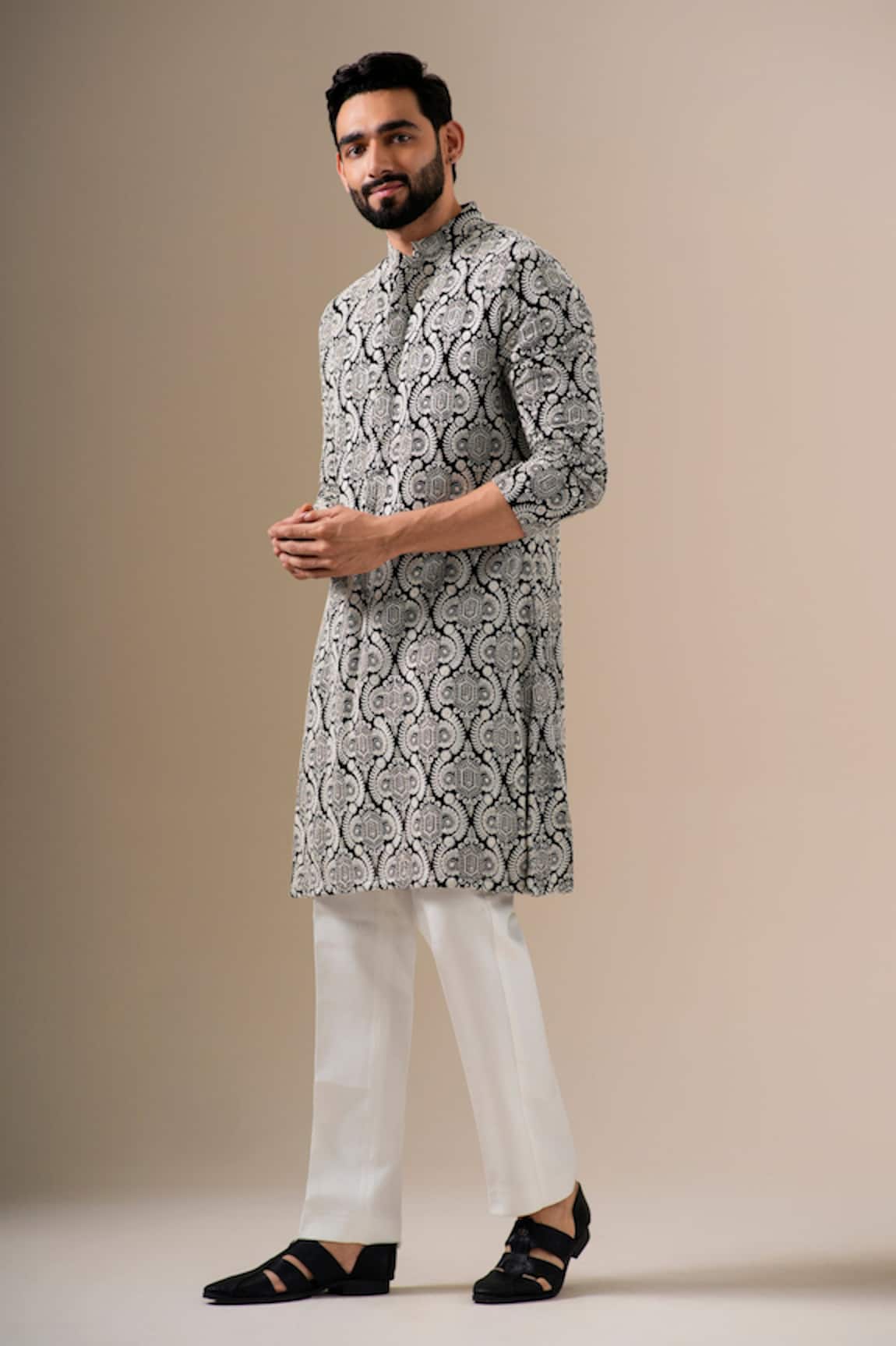 DARZI HOUSE Heritage Embroidered Kurta Set