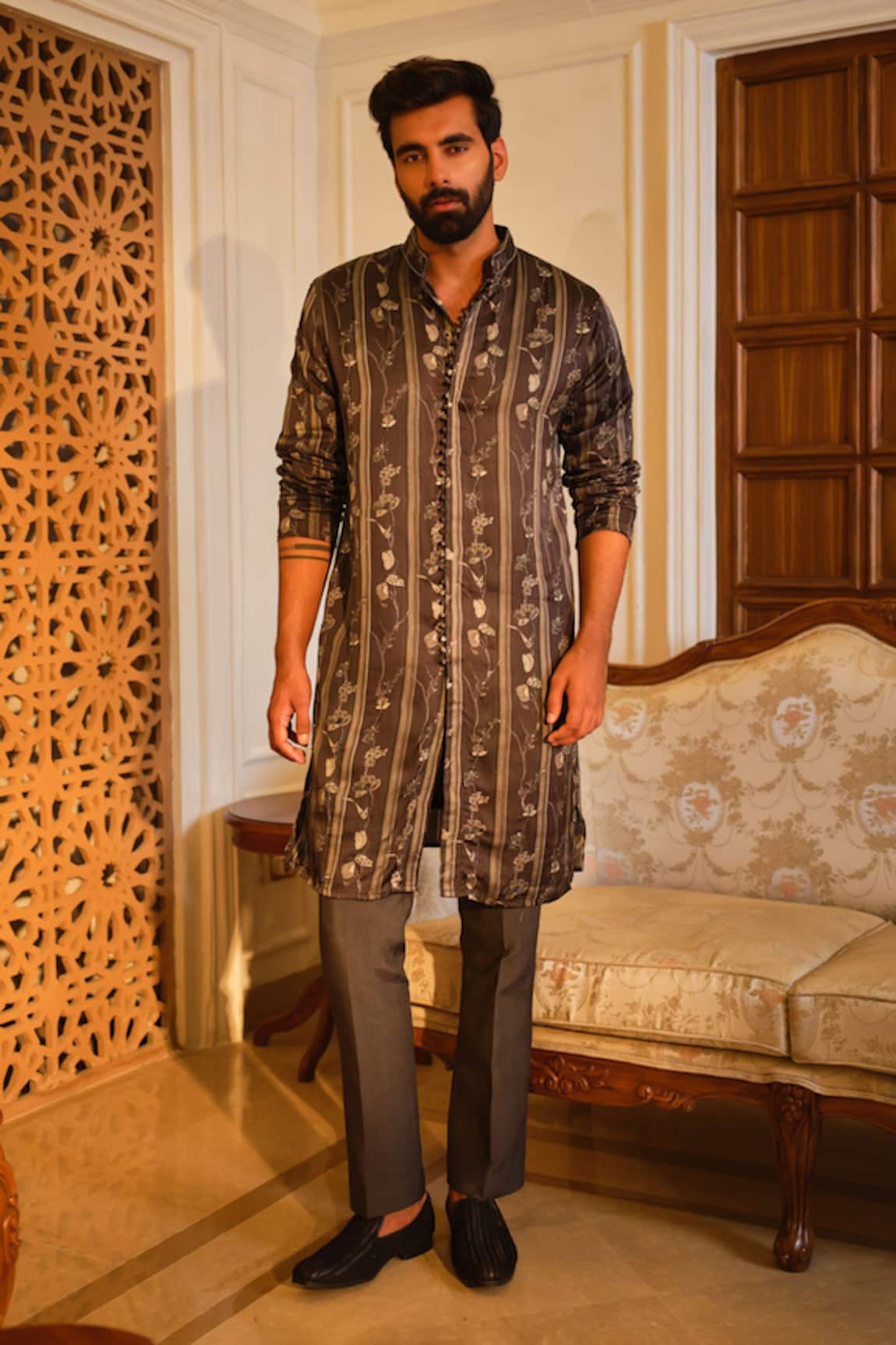 DARZI HOUSE Floral Pattern Kurta Set