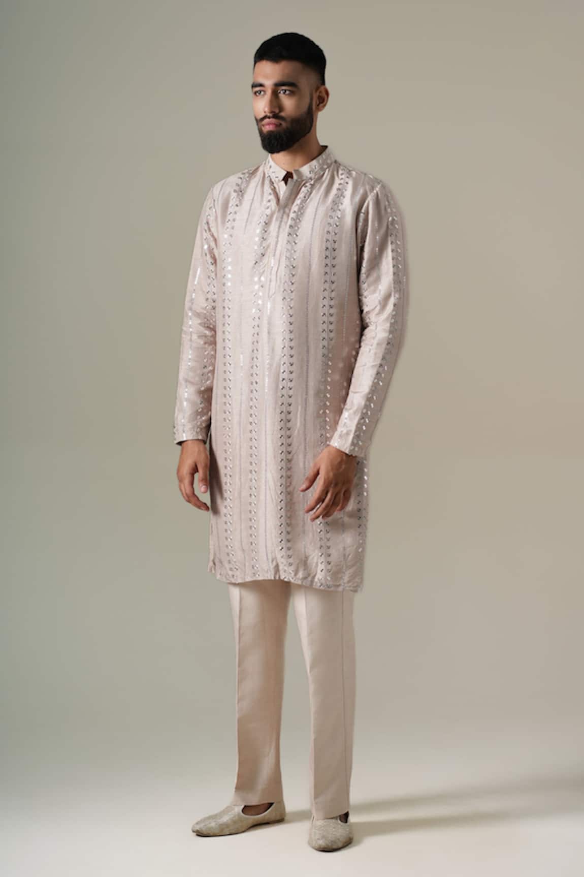 DARZI HOUSE Starlit Sequin Embellished Kurta Set