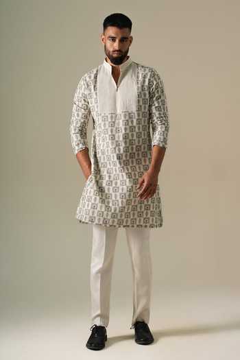 DARZI HOUSE Mosaic Print Kurta Set 