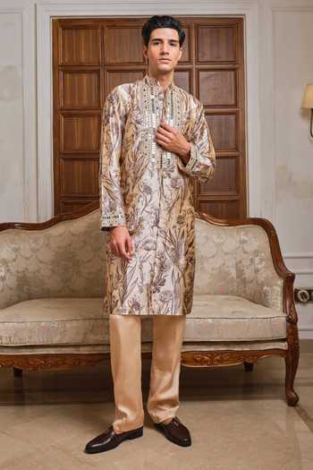 DARZI HOUSE Reflections In Bloom Printed Kurta Set 
