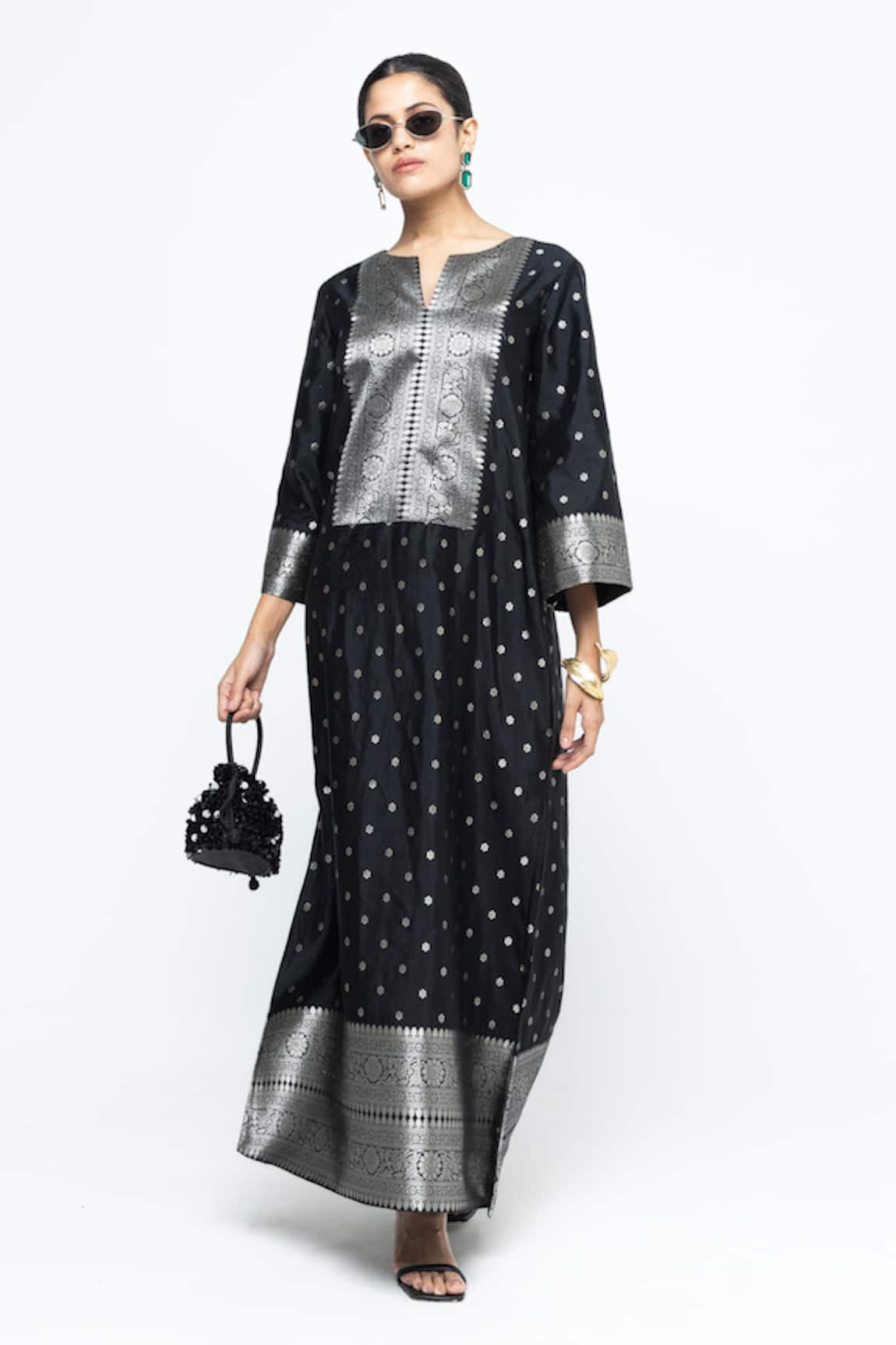 SOBARIKO Nats Brocade Kaftan