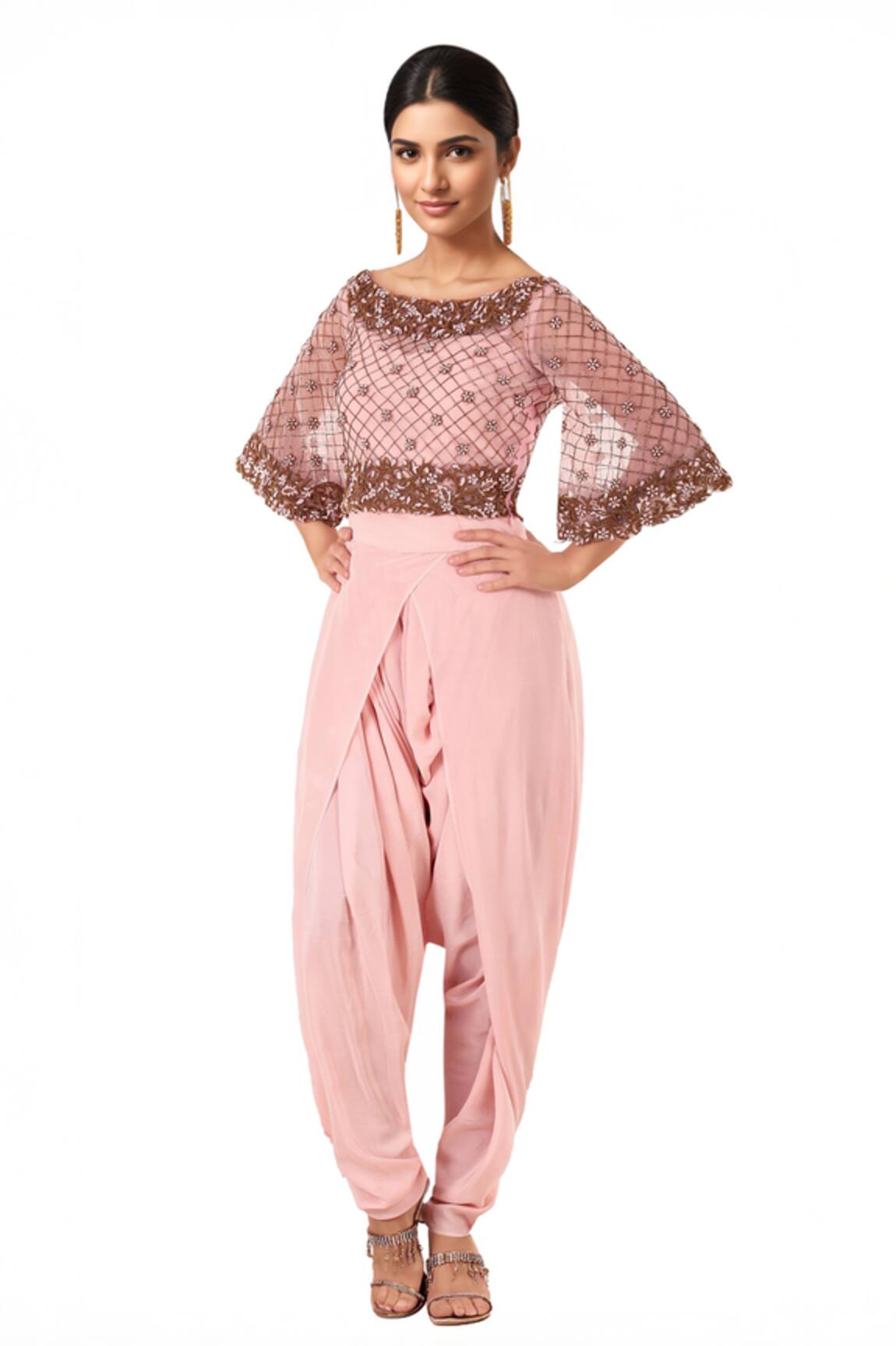 Neha Khullar Embroiderd Dhoti Jumpsuit