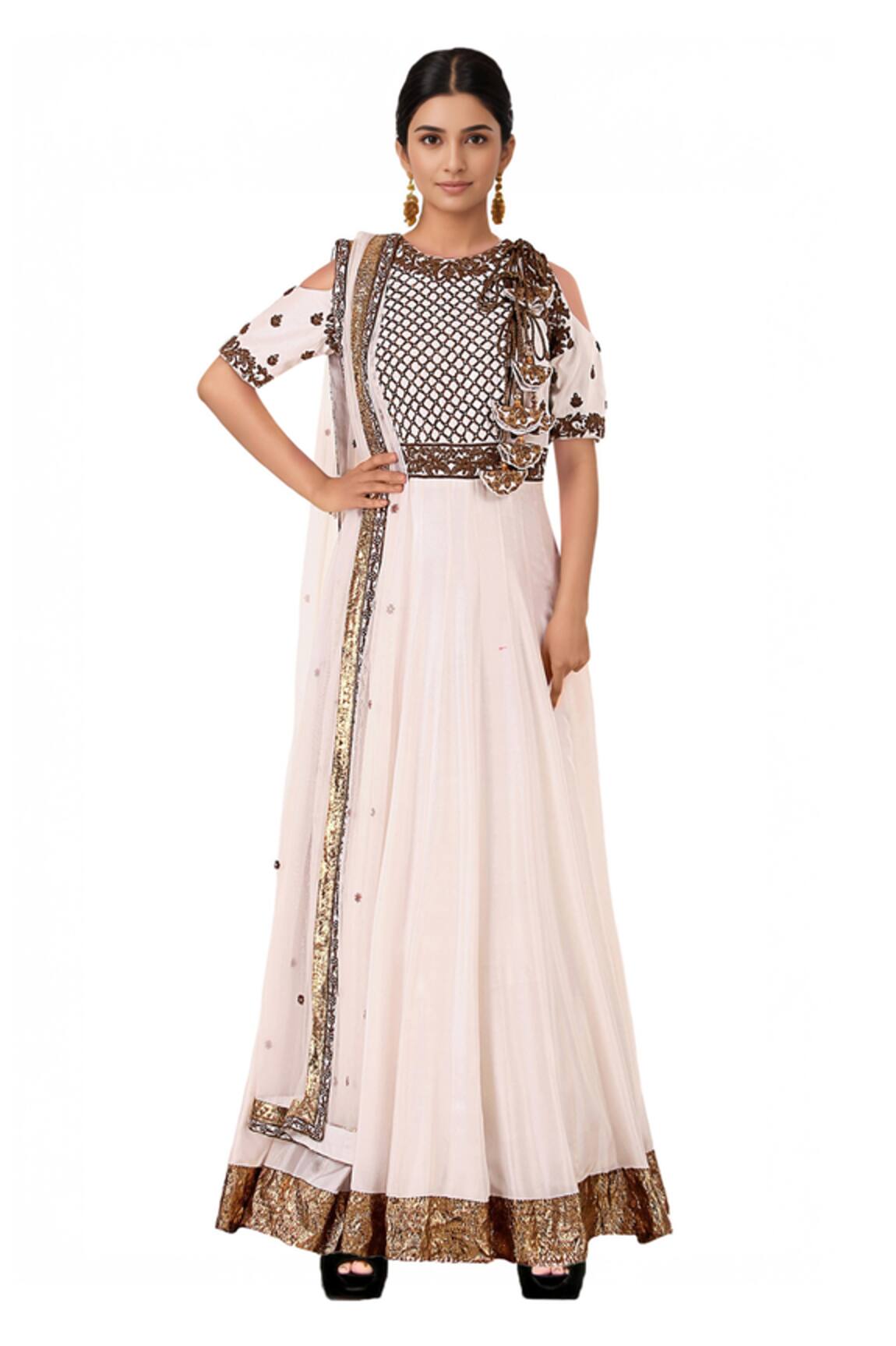 Neha Khullar Embroidered anarkali set