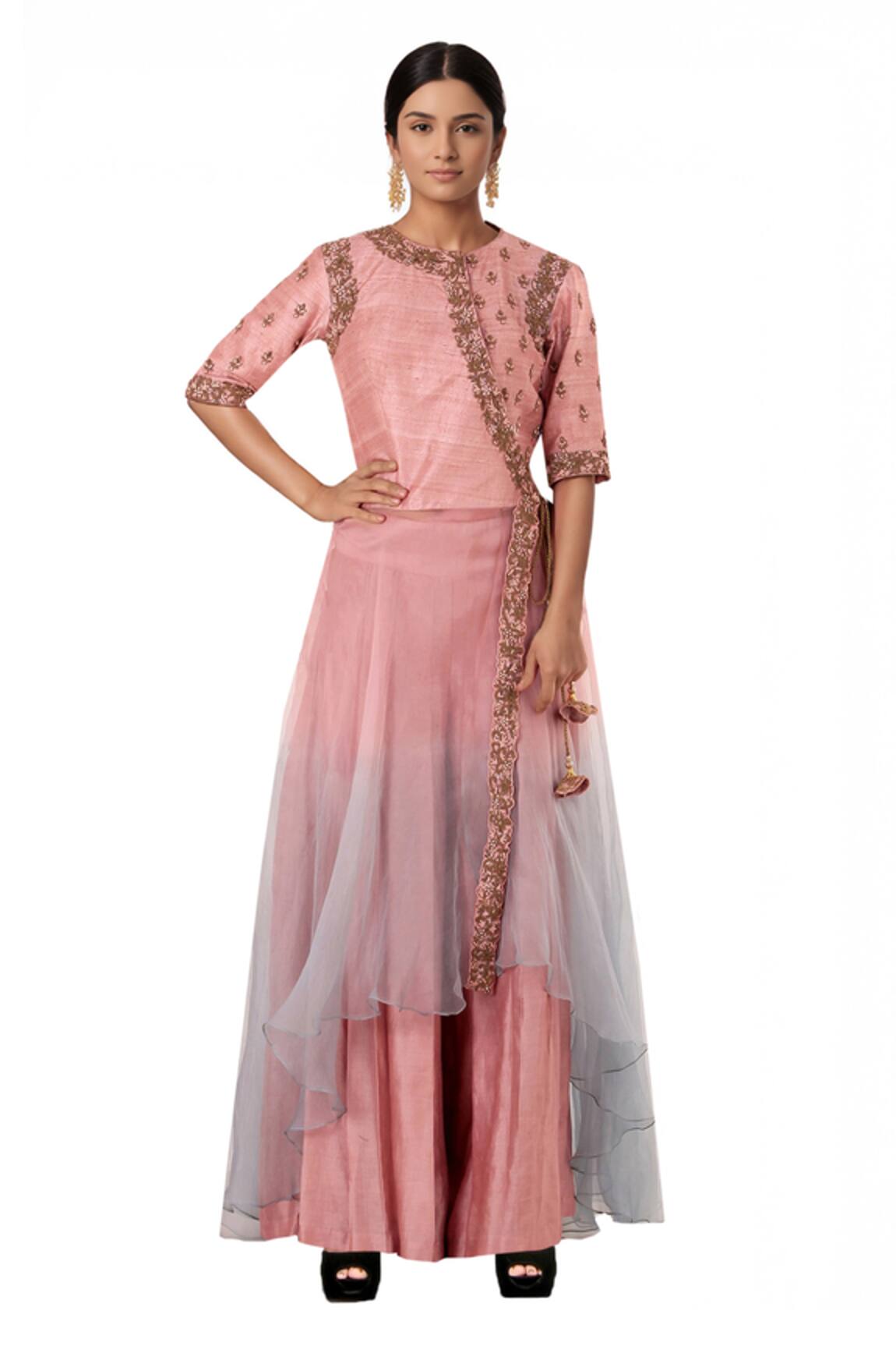 Neha Khullar Embroidered Anarkali & Pant Set