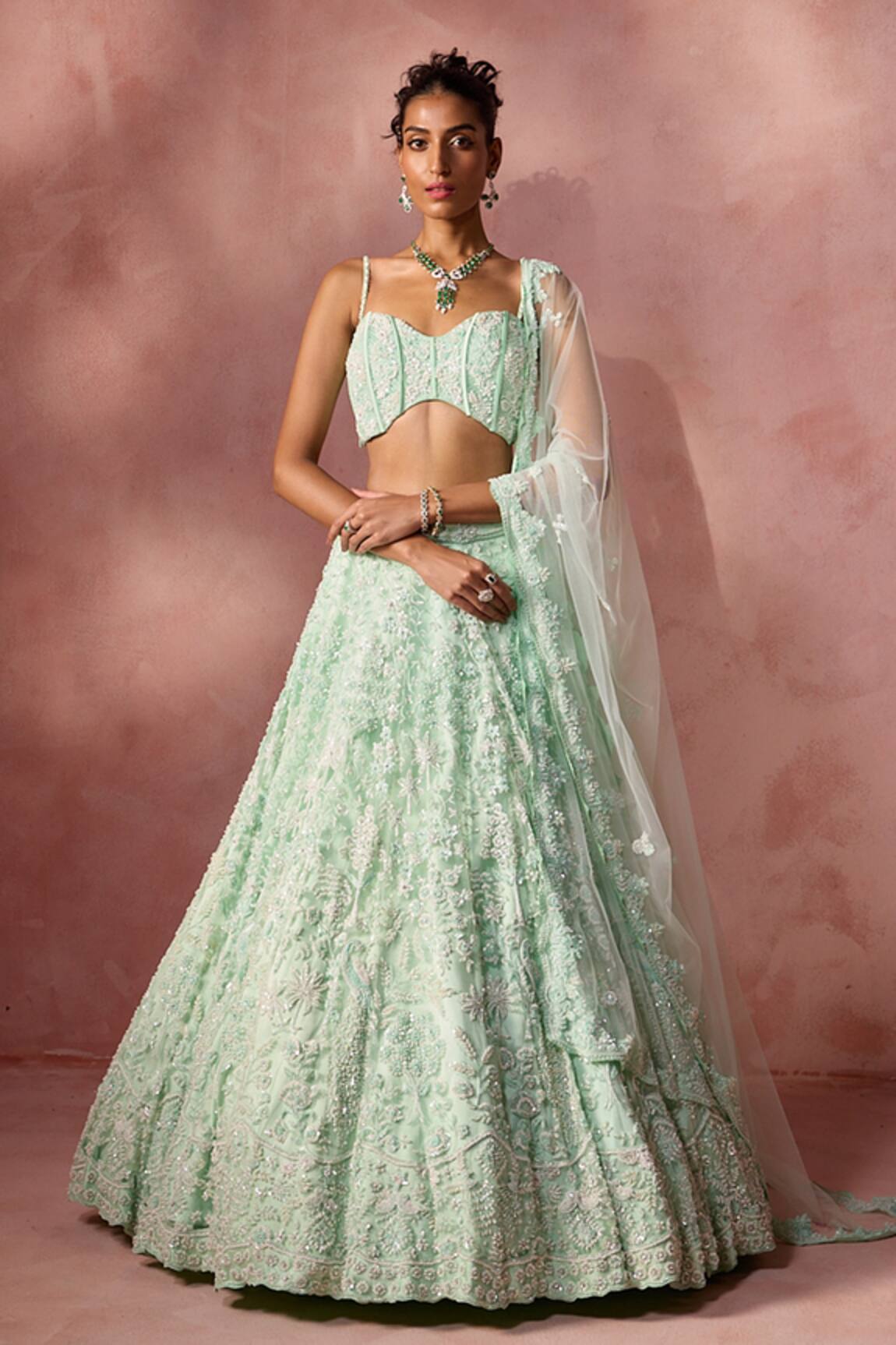 Nitika Gujral Floral Pattern Lehenga Set 
