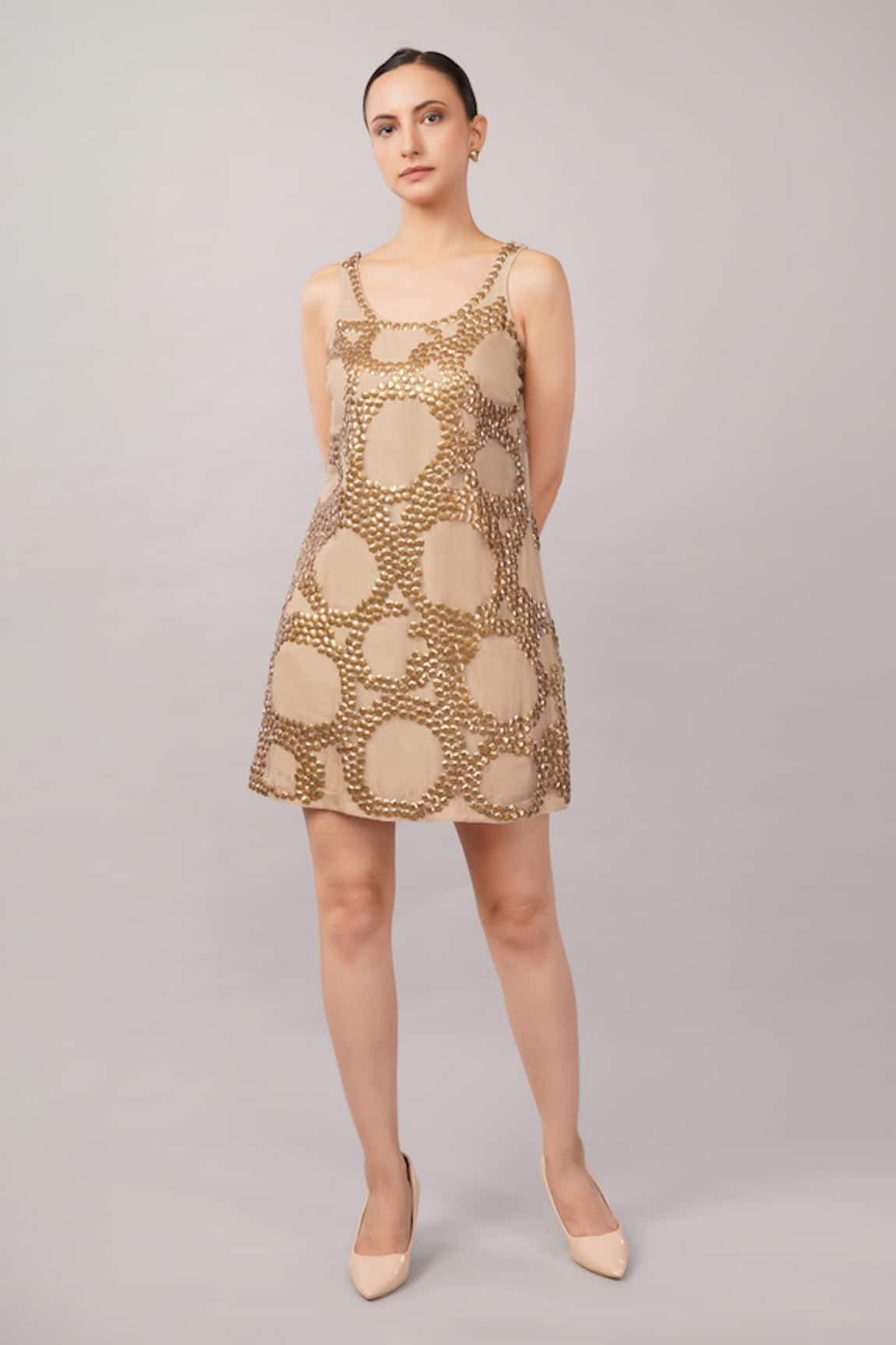 Abraham And Thakore French Cut Rings Dress 