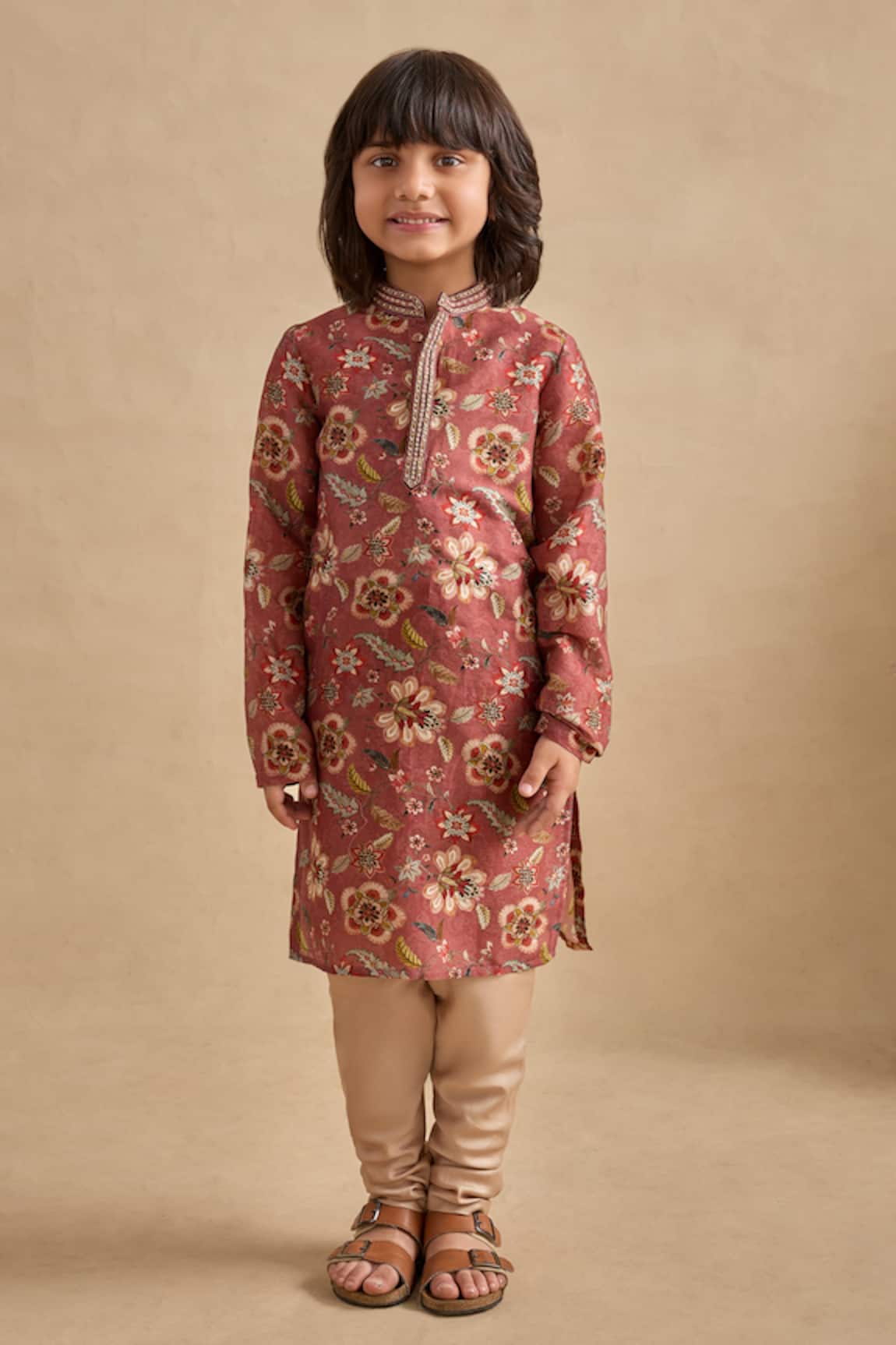 Kalista Zian Floral Print Kurta Set