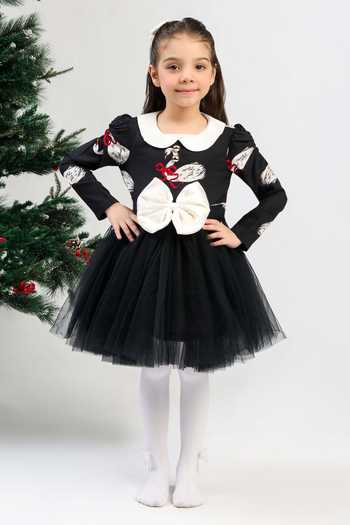 The Pony & Peony Co. Black Swan Dress 