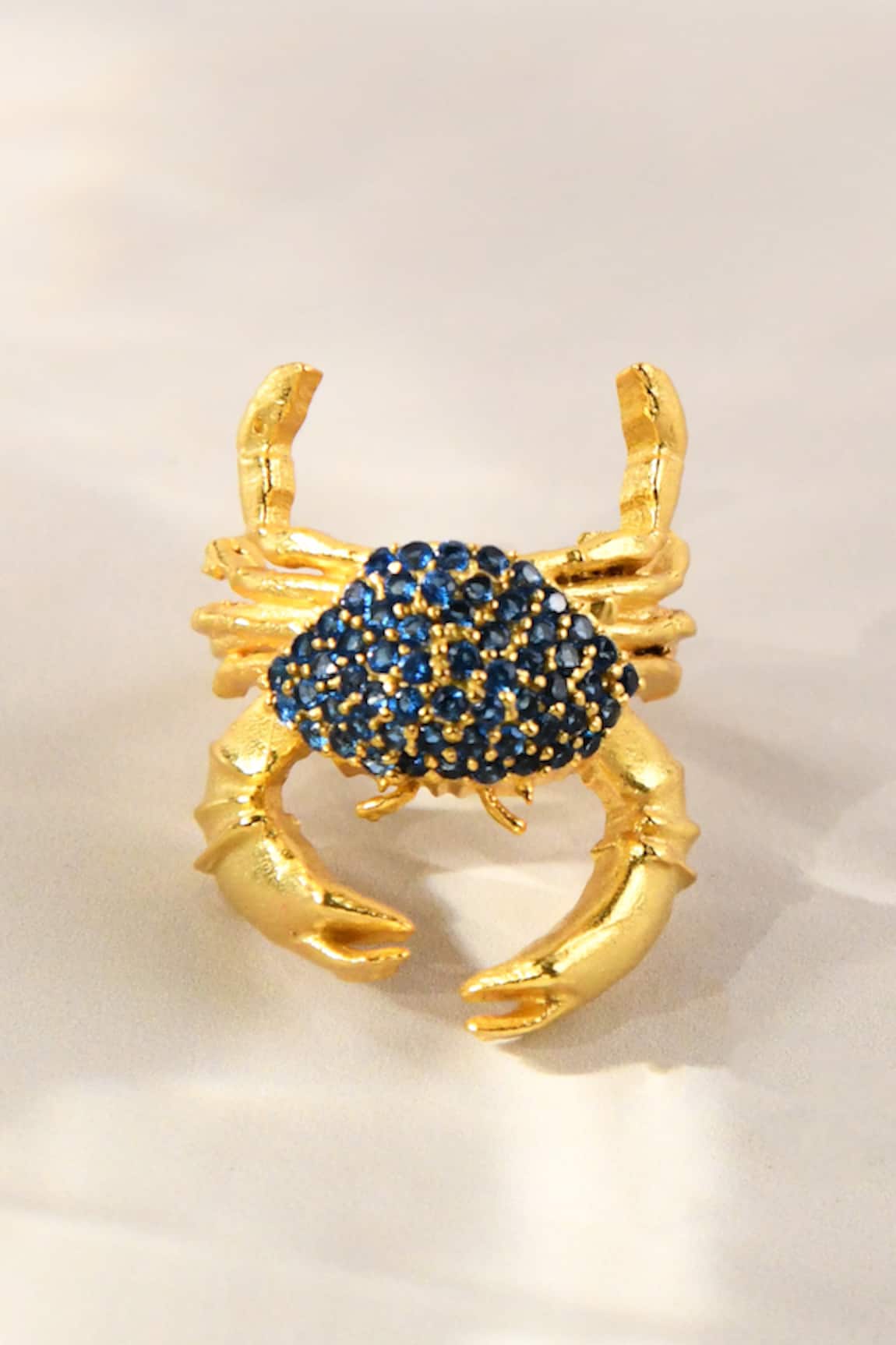 MAALICIOUS JEWELRY So Crabby Adjustable Ring - Single Pc
