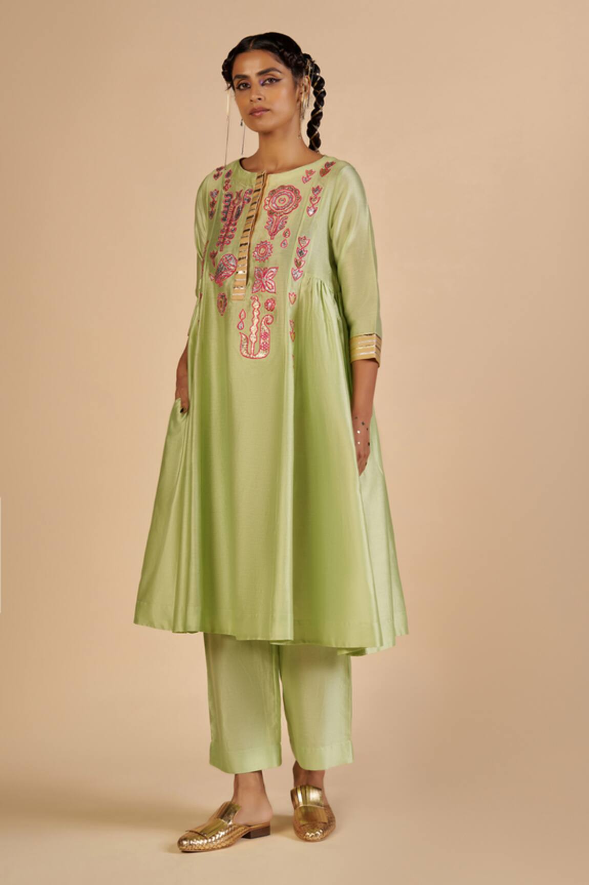 Gulabo By Abu Sandeep Chanderi Trouser