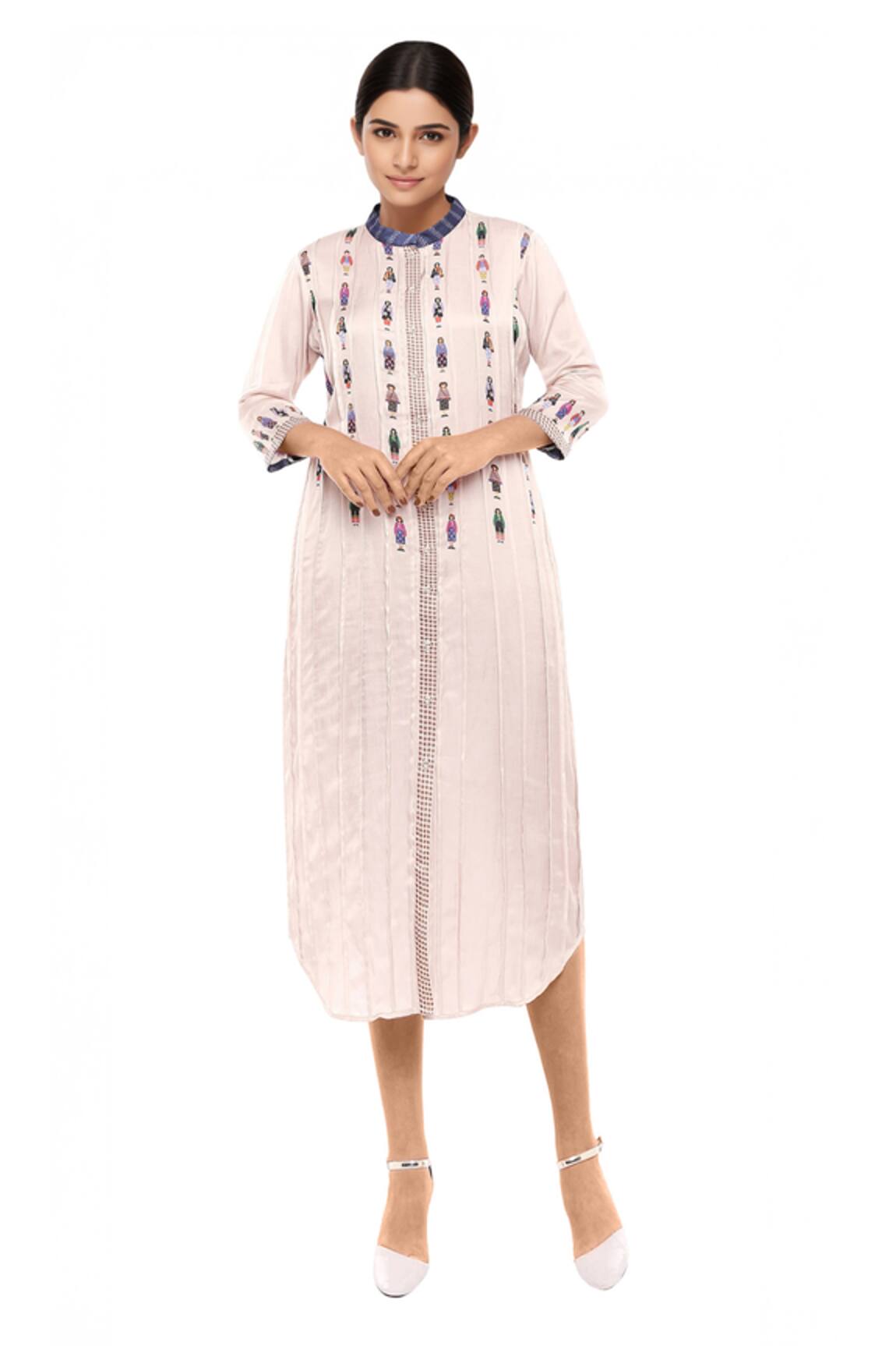 So Us By Sougatpaul Printed Midi Dress