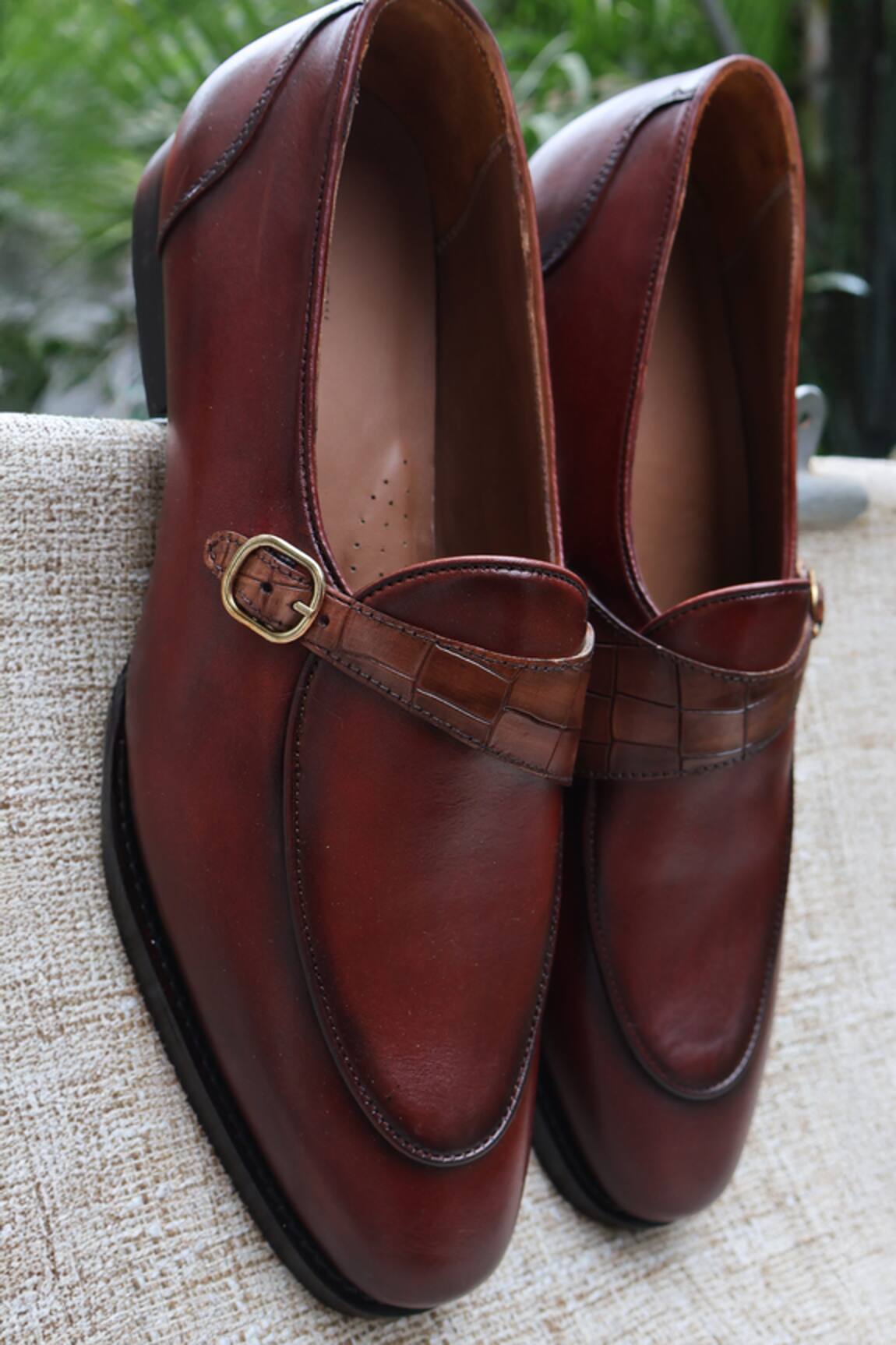 Shradha Hedau Footwear Couture Arvay Monk Strap Shoes 