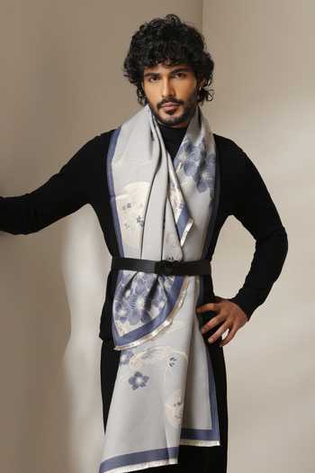 Dusala Floral & Scenic Print Stole 