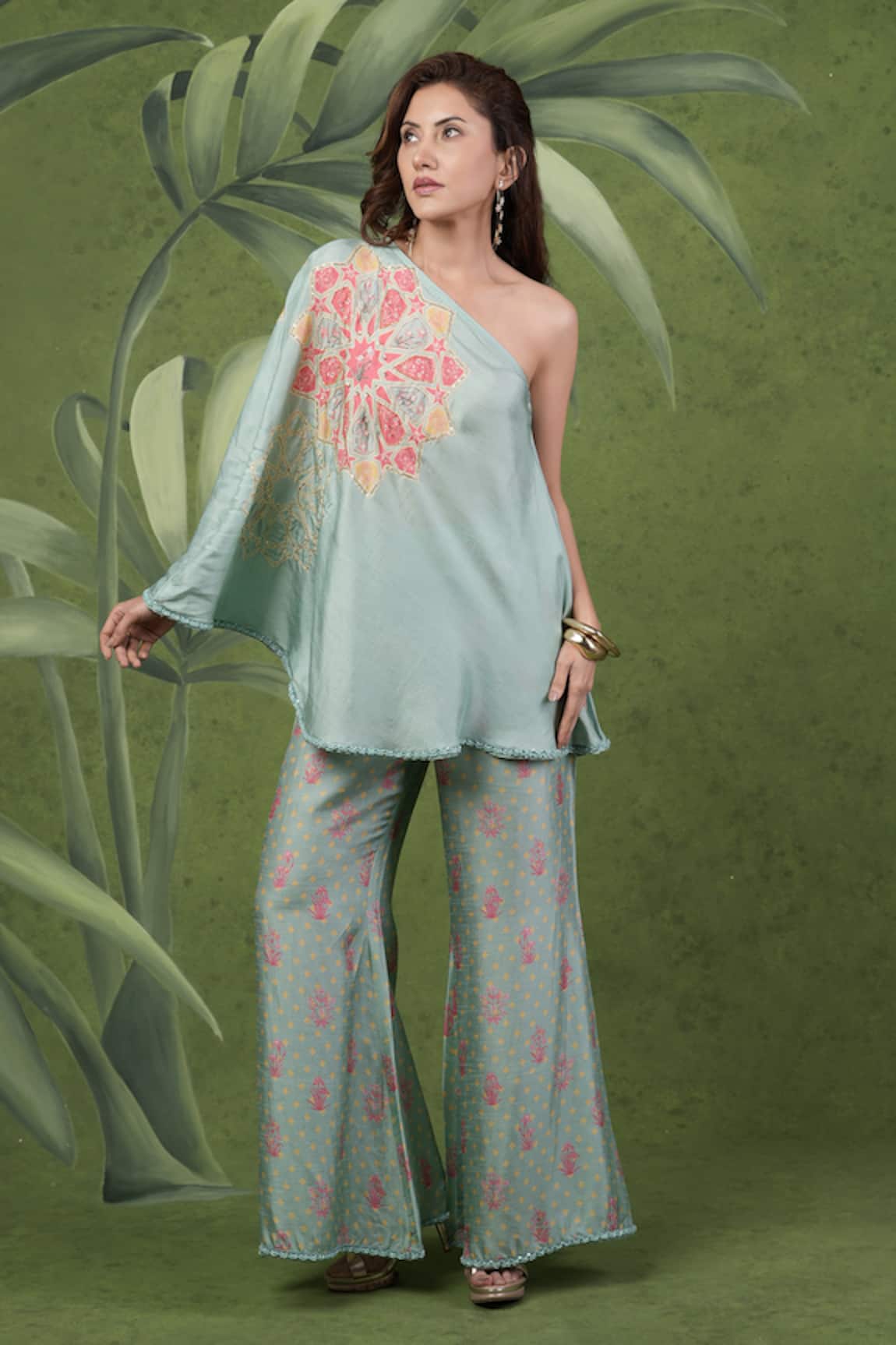Sandhya Shah Juhu Printed Kaftan Pant Set 