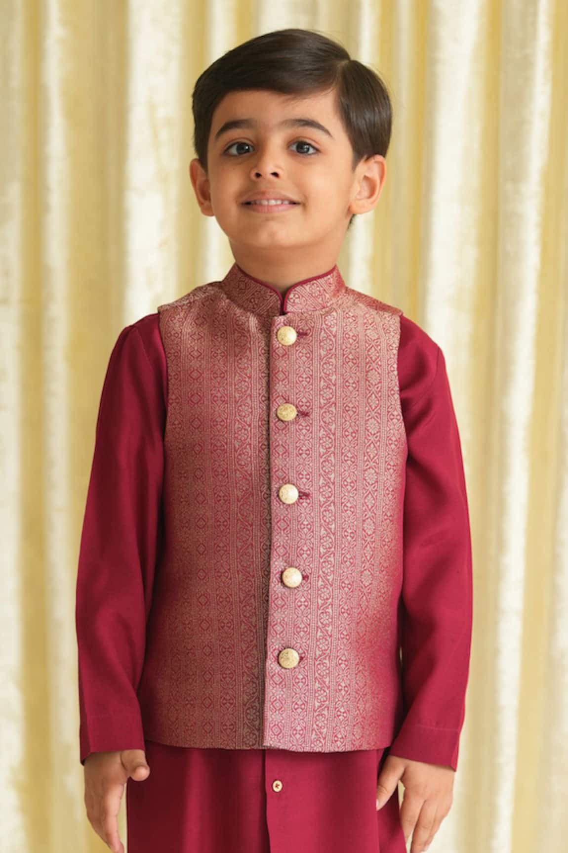 Tiber Taber Floral Woven Bundi 