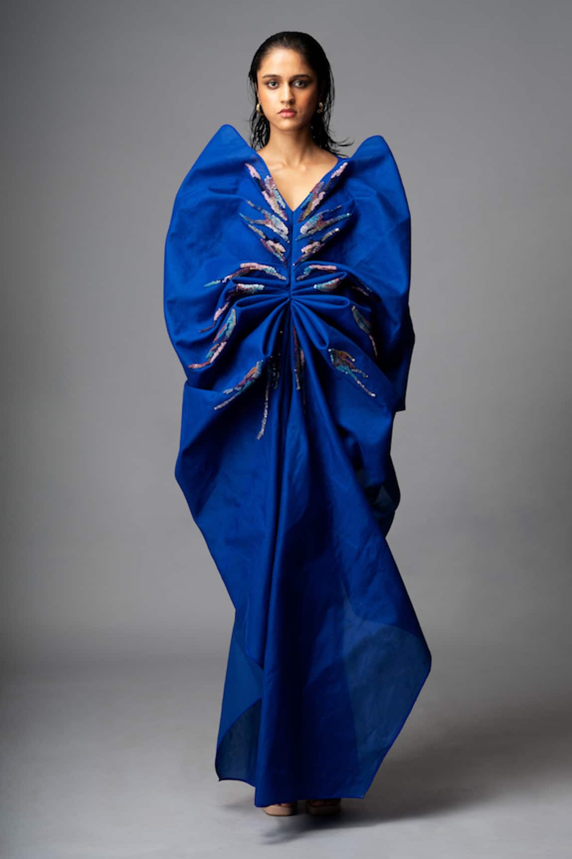 Vivek Patel Orane Sculptured Dress 