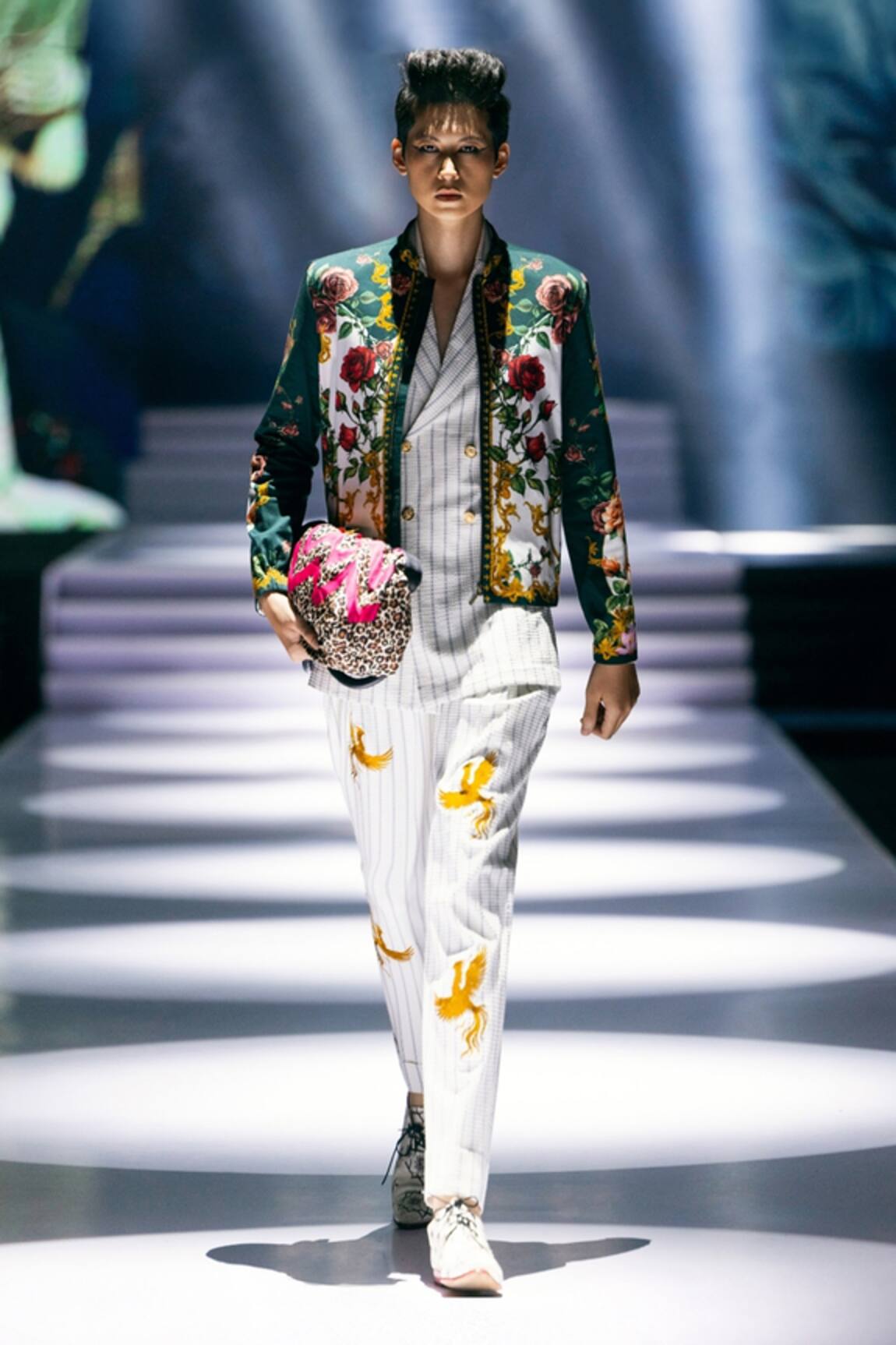 MR. Ajay Kumar Echoes Print Bomber Jacket 