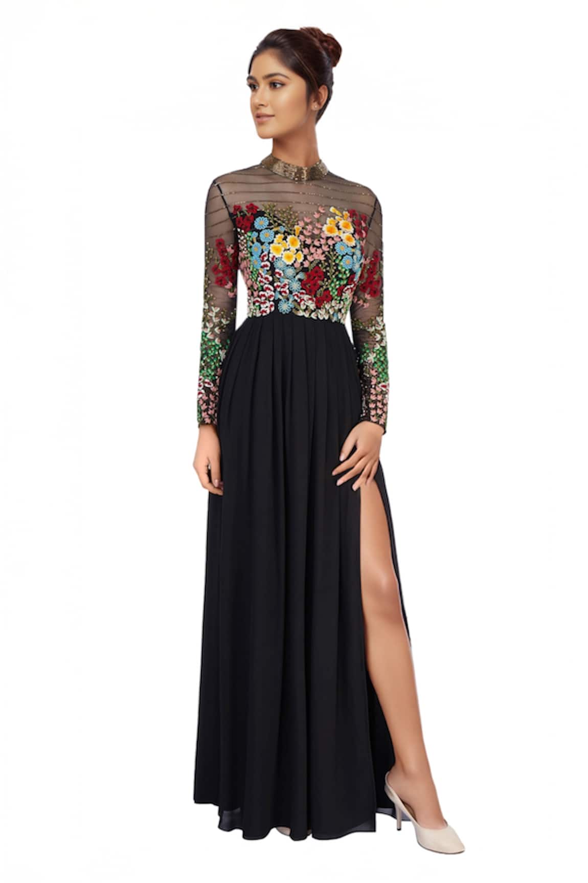 Huemn Embroidered Gown 