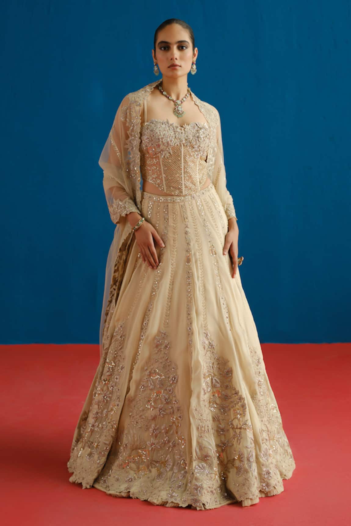 Mishru Keya Embroidered Lehenga Set 