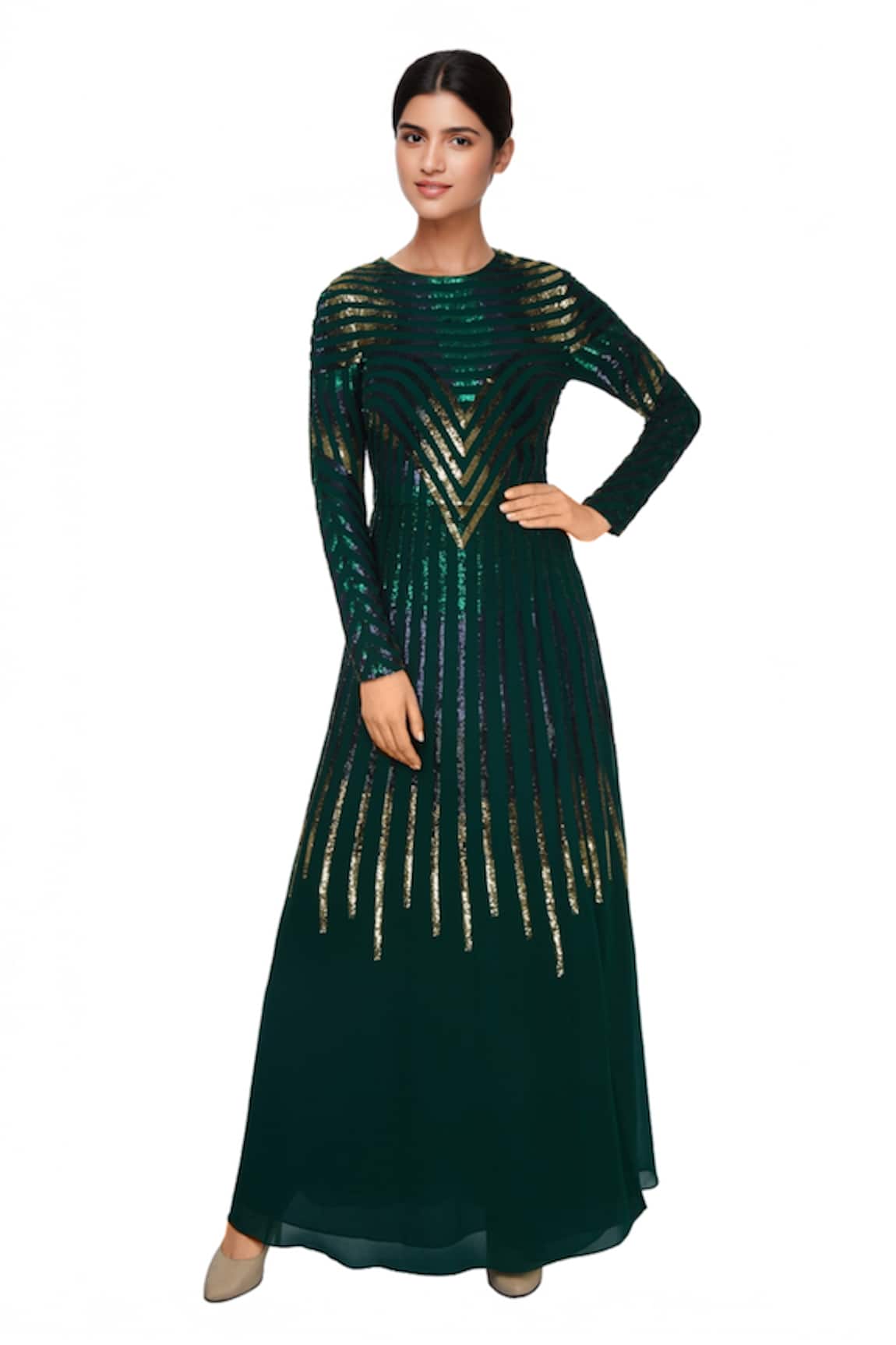 Huemn Embellished Gown 