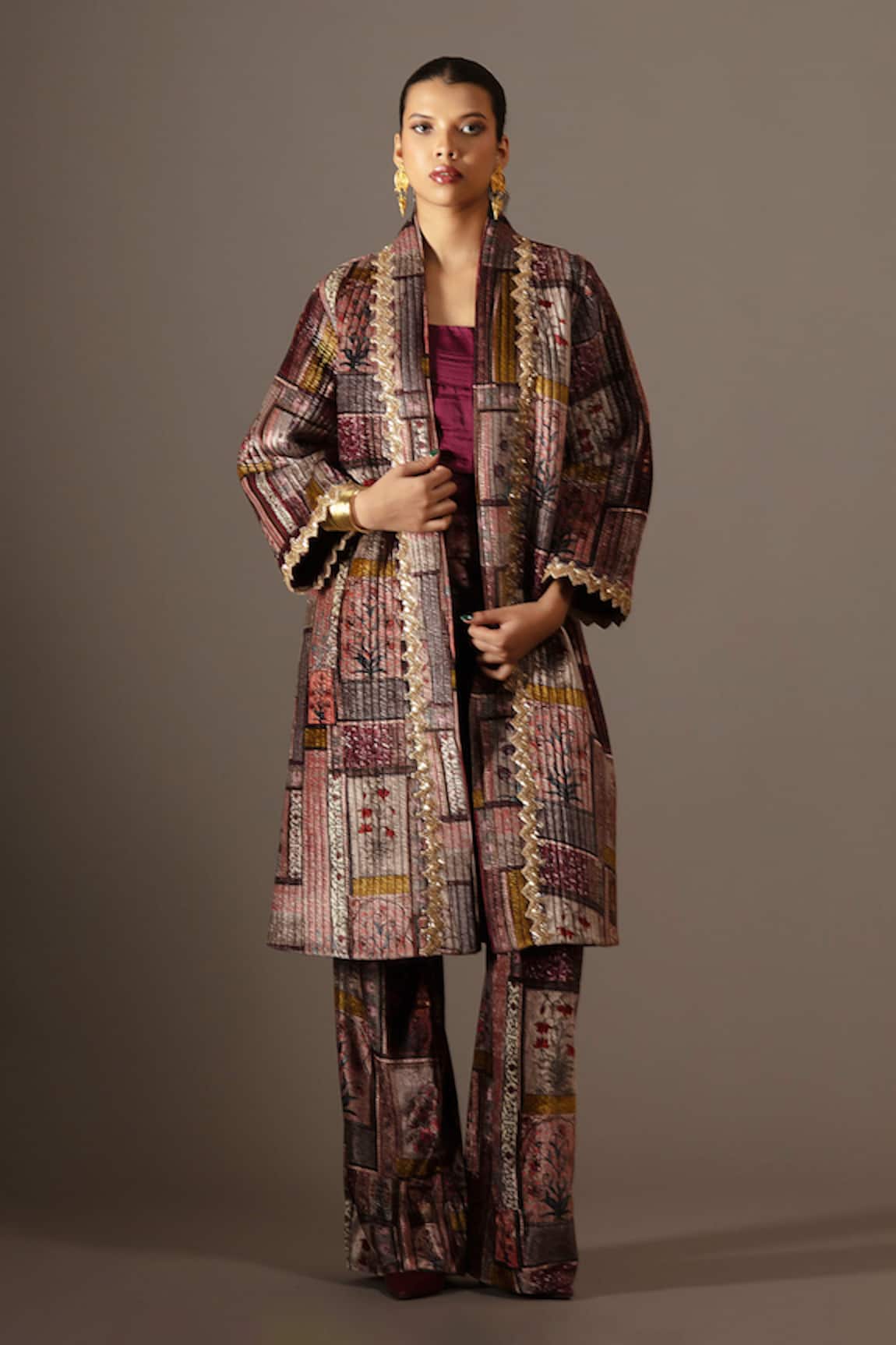 Bunka Quilted Velvet Jacket 