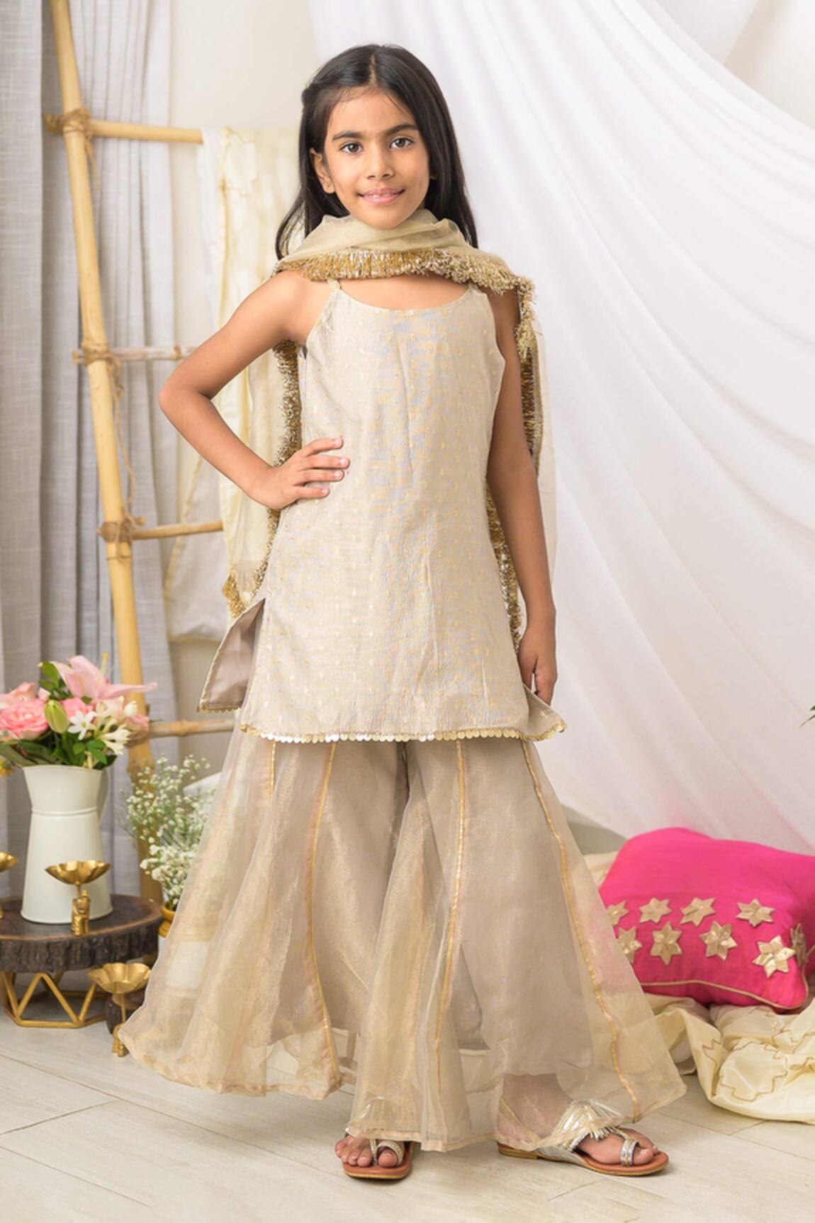 Fairies Forever Embroidered Kurta Set 