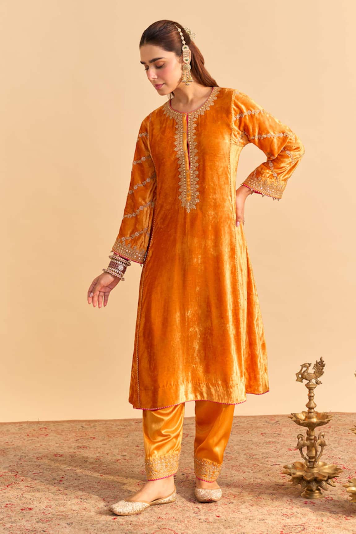 Sheetal Batra Azmiya Choga Kurta Salwar Set 