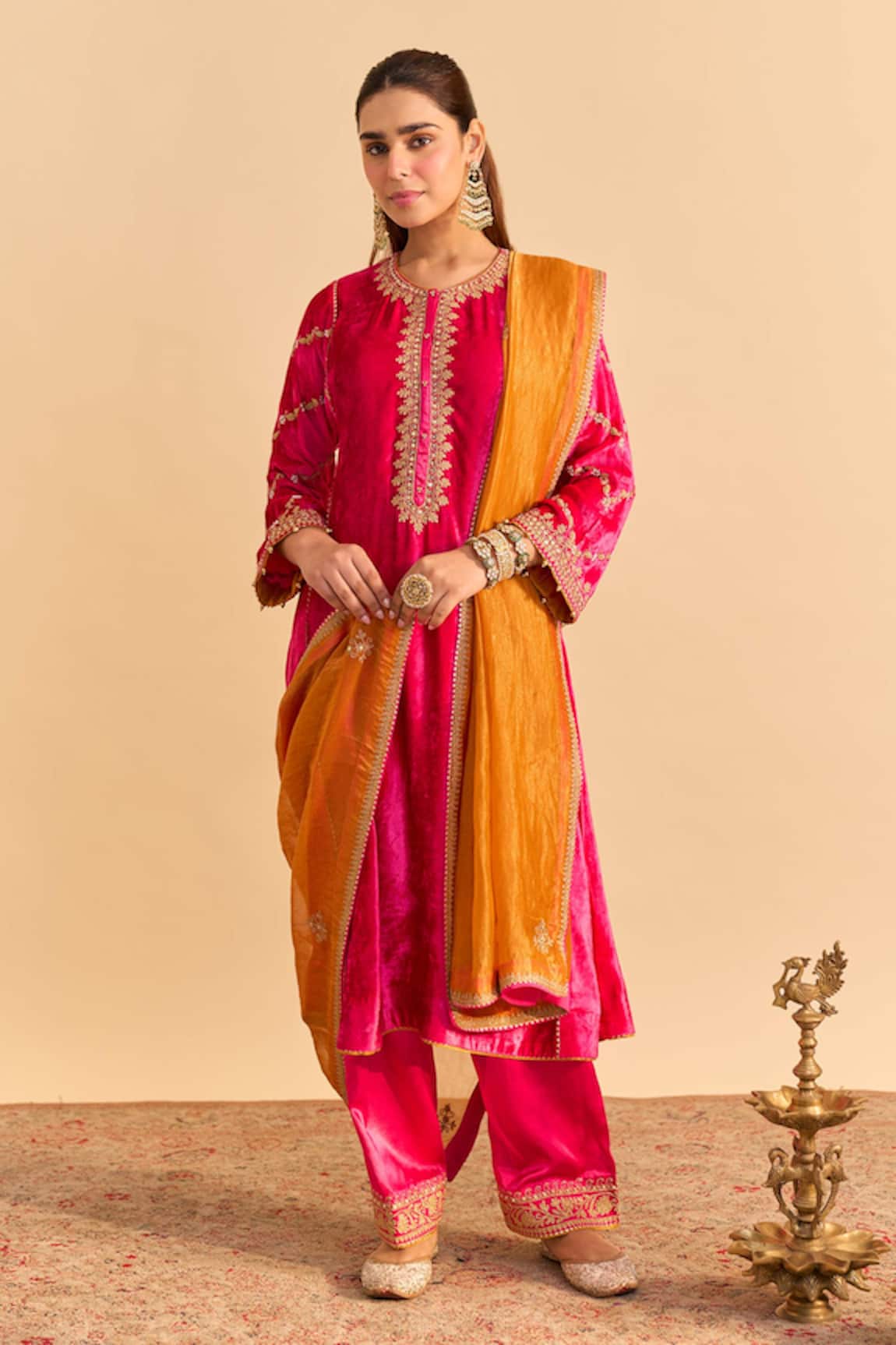 Sheetal Batra Azmiya Choga Kurta Salwar Set 