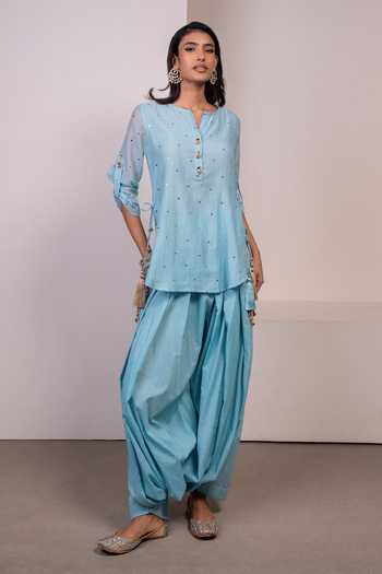 Style Junkiie Embroidered Kurta & Salwar Set