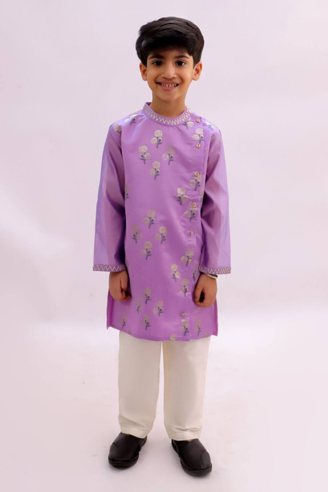 Lil Drama Mishti Floral Pattern Kurta & Pant Set