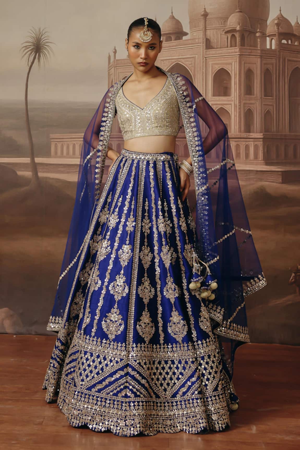 Sabe Iraaya Zari Embroidered Lehenga Set 
