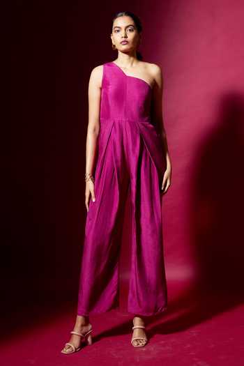 Vedika M One Shoulder Jumpsuit 