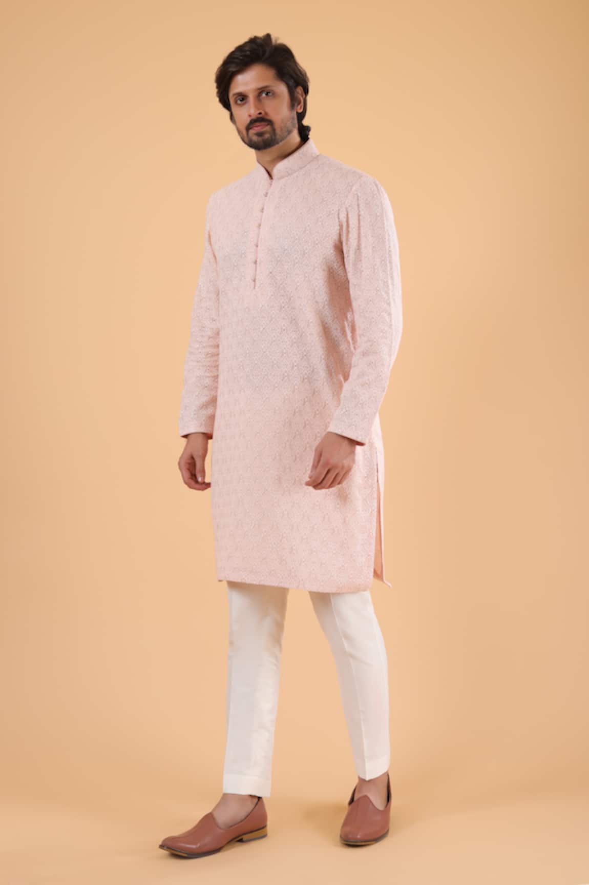 Millionaire Lucknowi Work Kurta Set 