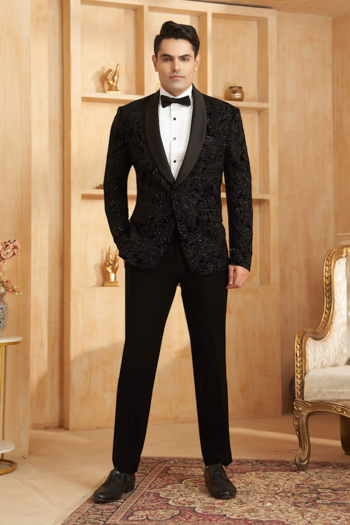 Millionaire French Knot Work Suit Set 