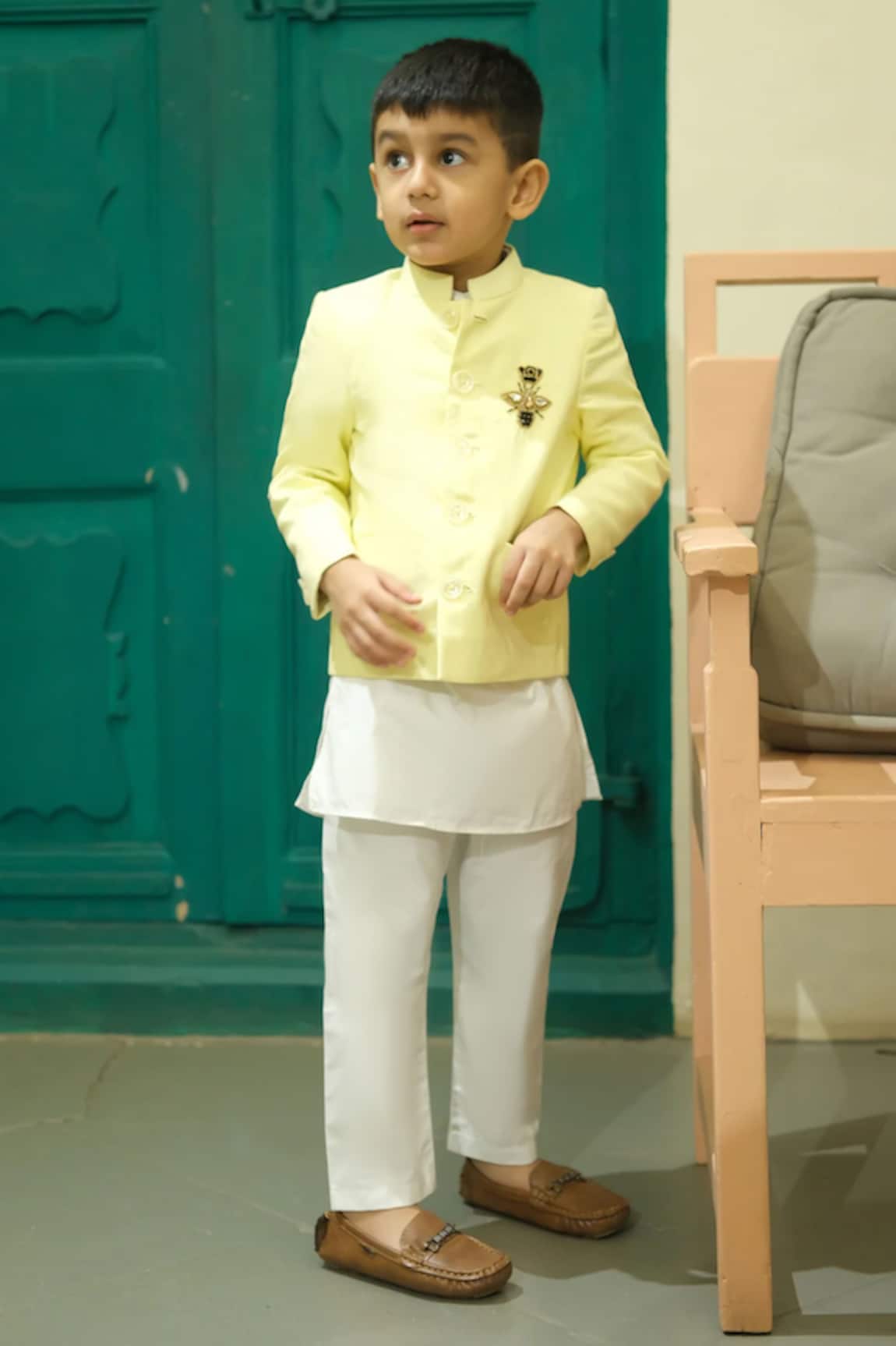 Funny Bones Clothings Regal Hive Jodhpuri Kurta Set 