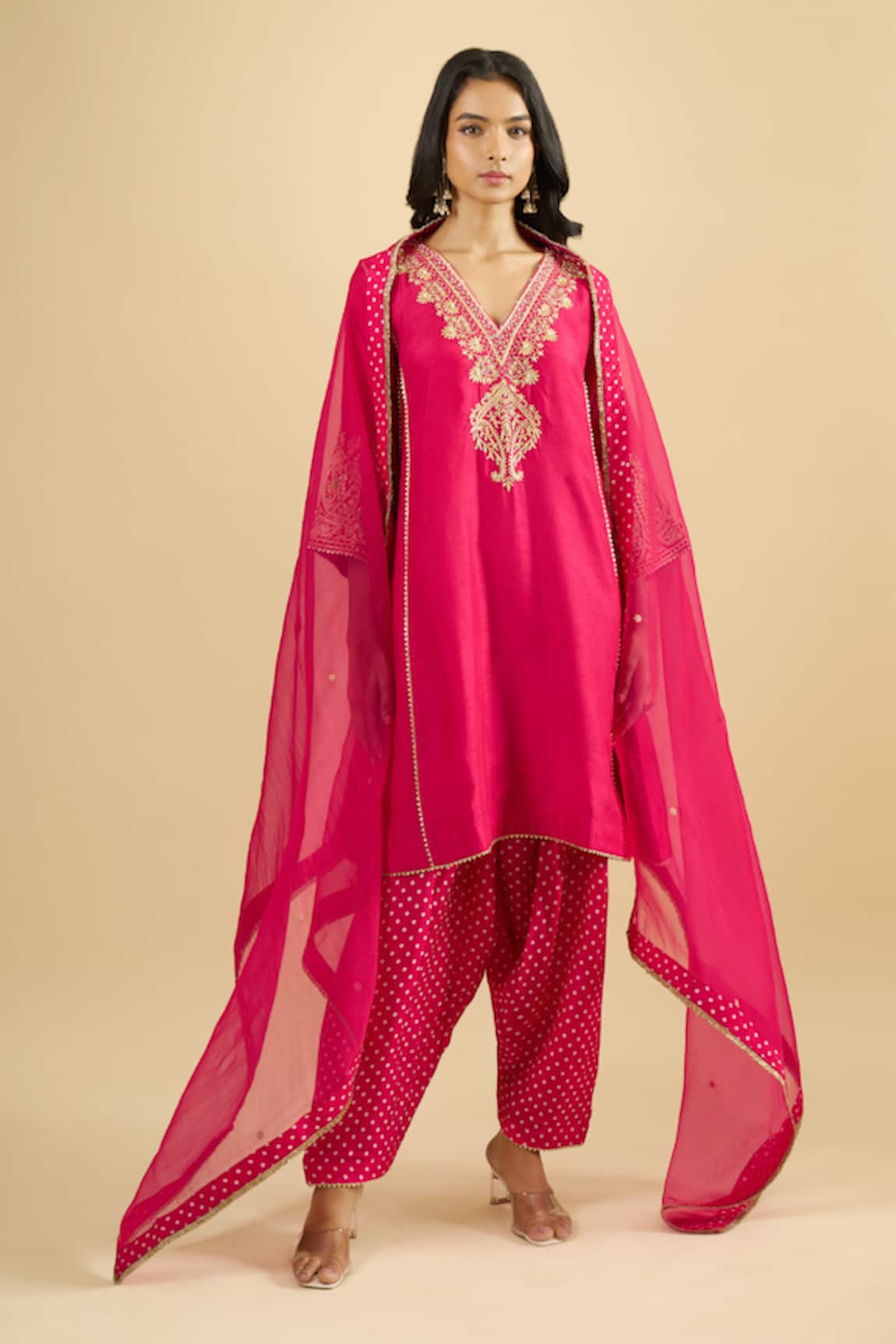 Sheetal Batra Embroidered Kurta Salwar Set 